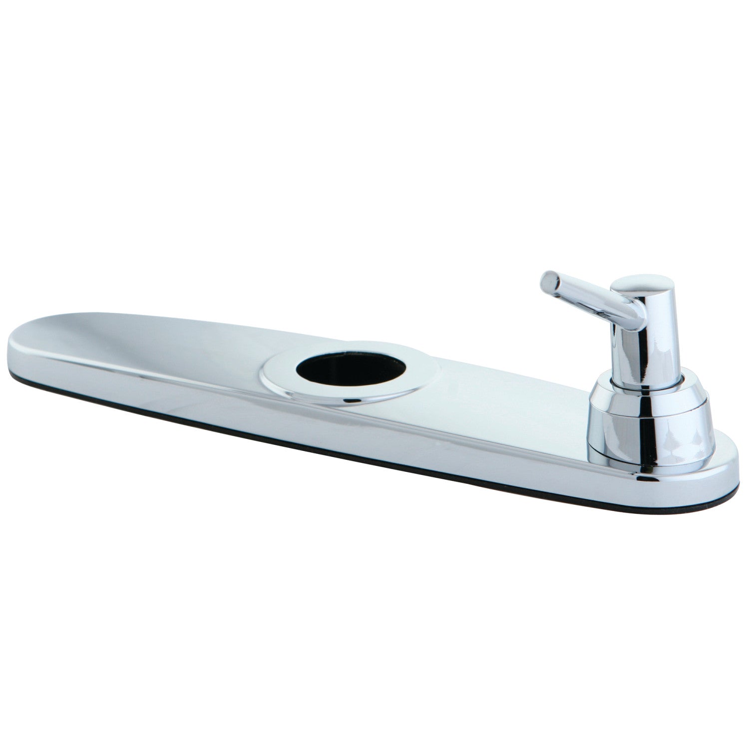 Kingston KBDK701 1-5/16" I.D. Plaque de plate-forme de robinet en alliage de zinc avec distributeur de savon, chrome poli