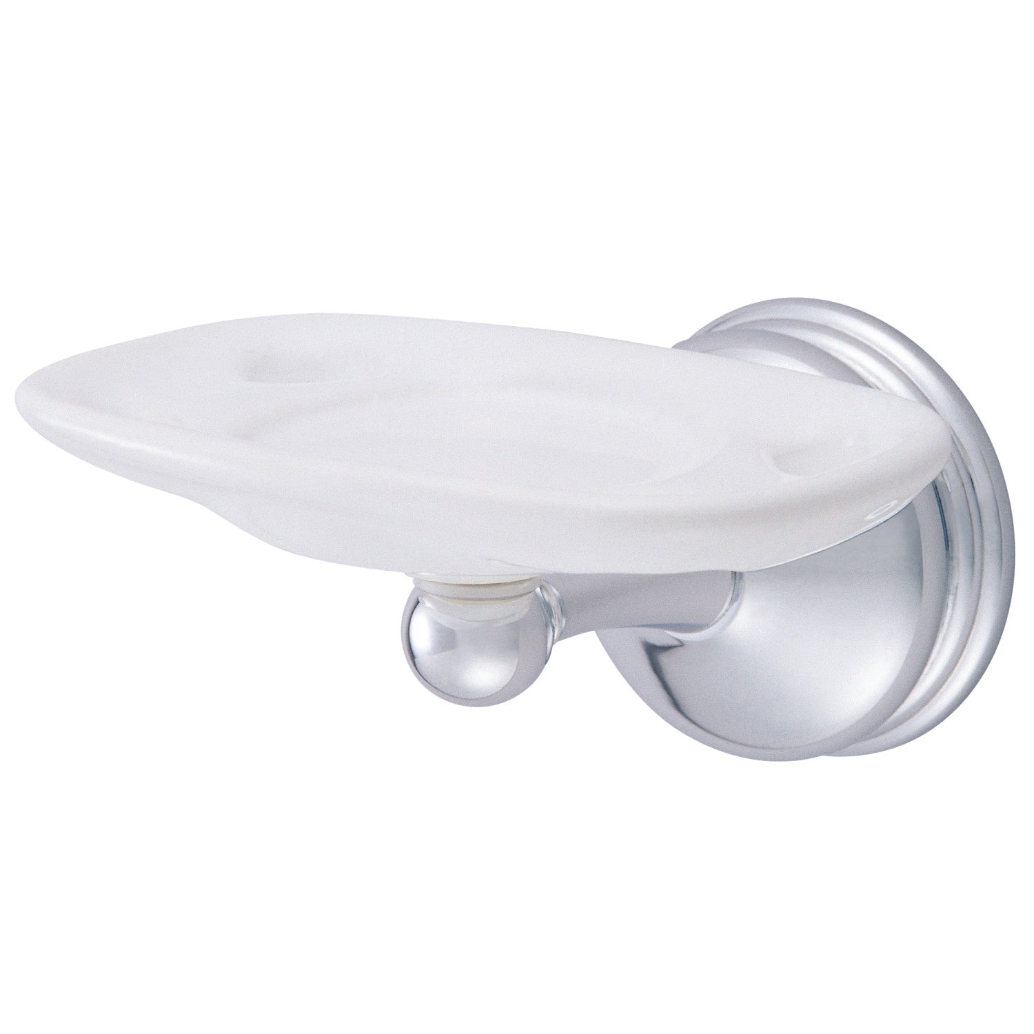 Kingston Heirloom BA1166C - Brosse à dents et support de gobelet vintage, chrome poli