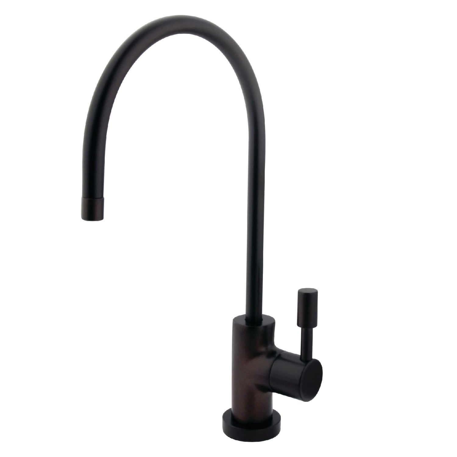 Kingston Sona KS8195DL - Robinet de filtration d'eau de plate-forme à une poignée Concord 1 trou, bronze frotté à l'huile