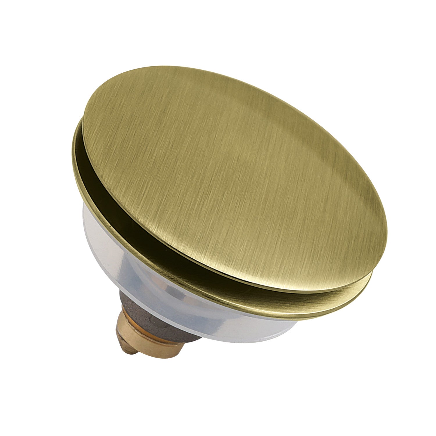 Kingston Trimscape KBF1023 Brass Sink Filter Plug (Umbrella Pop-Up), Antique Brass