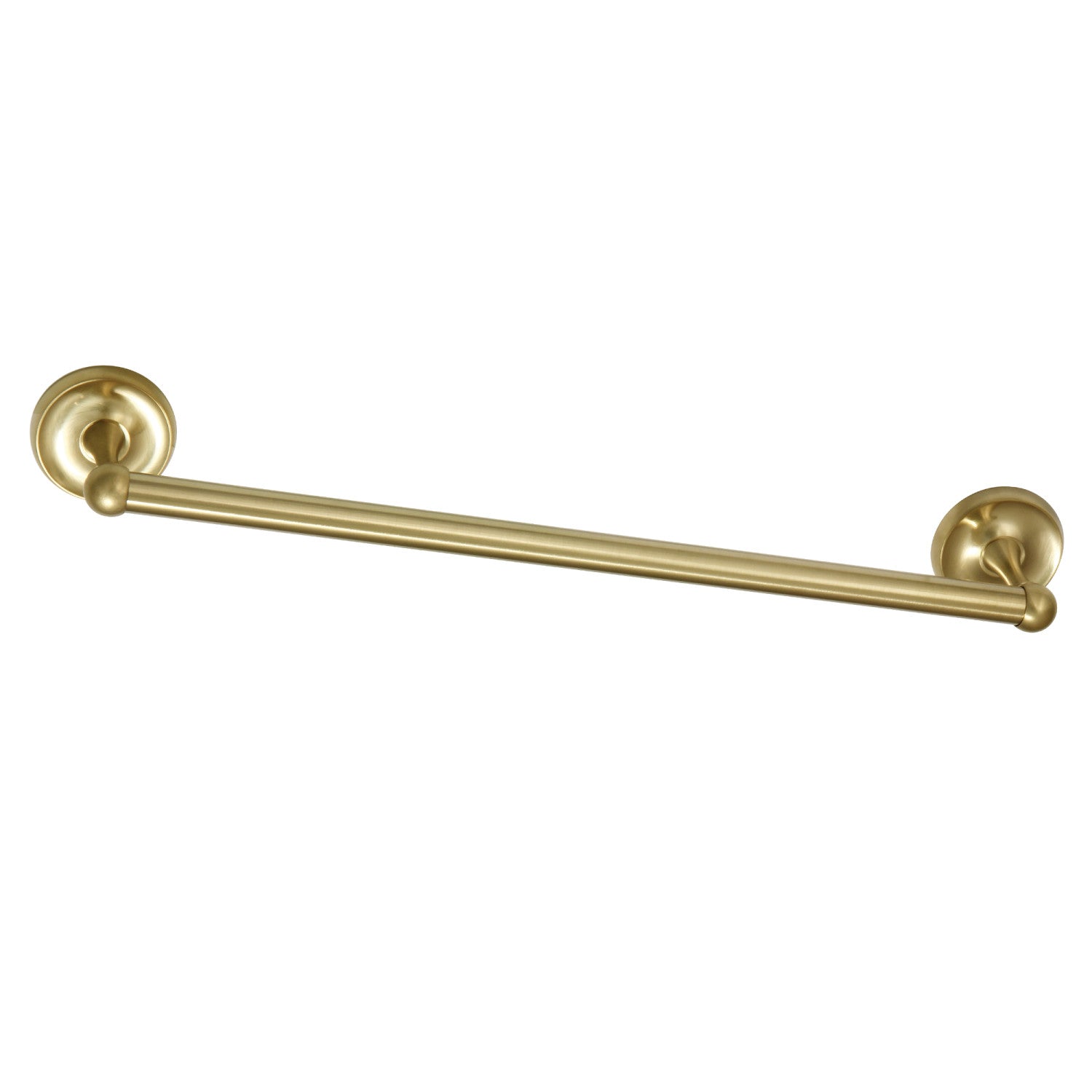 Kingston Heirloom BA312BB - Classic 18-Inch Single Towel Bar, Brushed Brass