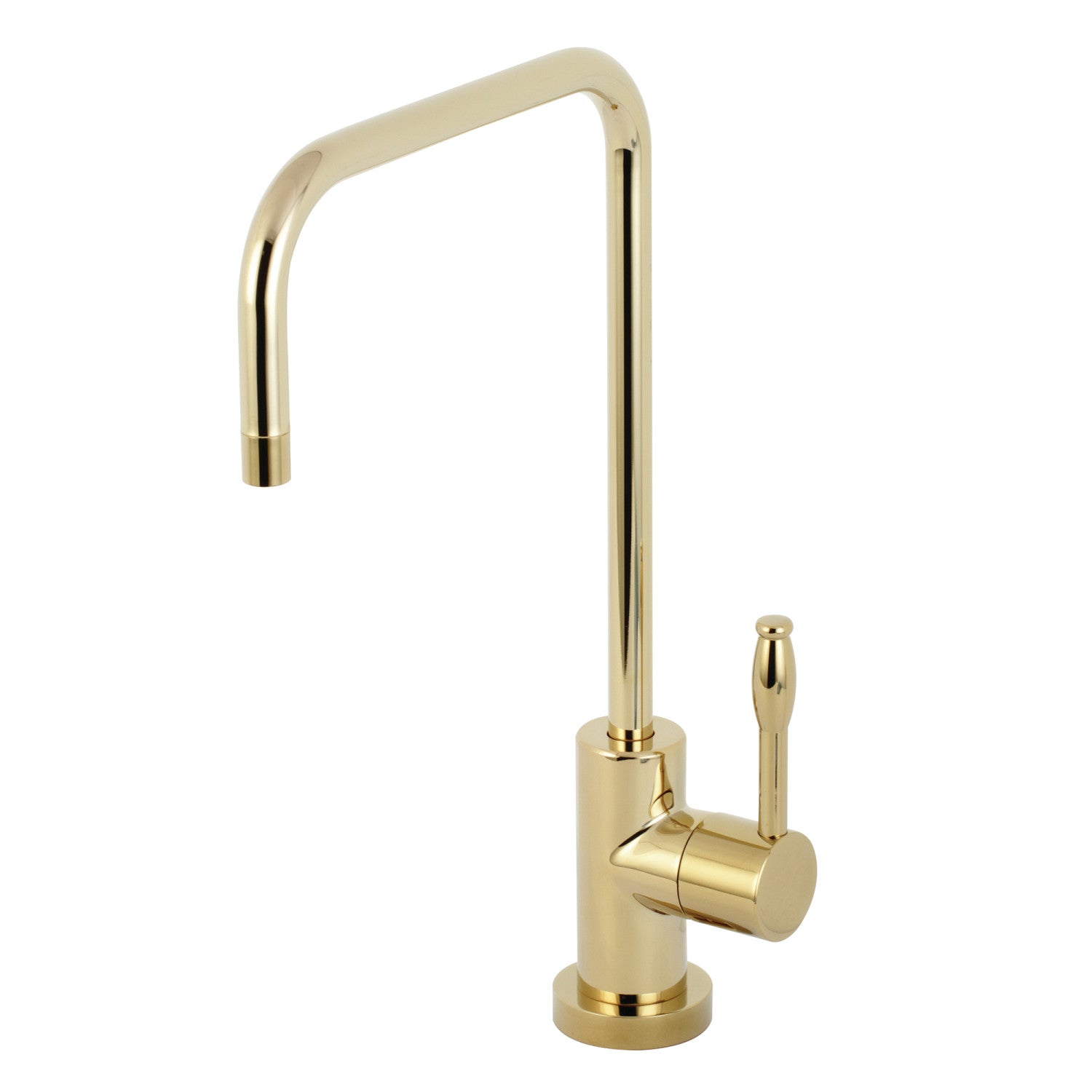 Kingston Sona KS6192NKL - Robinet de filtration d'eau à une poignée Nustudio 1 trou, laiton poli