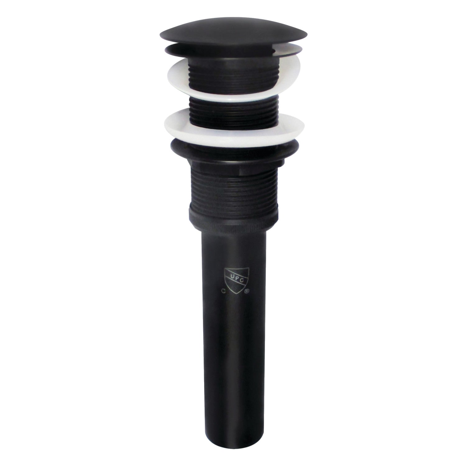 Kingston Sona EV8310MB - Coronet Brass Push Pop-Up Bathroom Sink Drain, Matte Black
