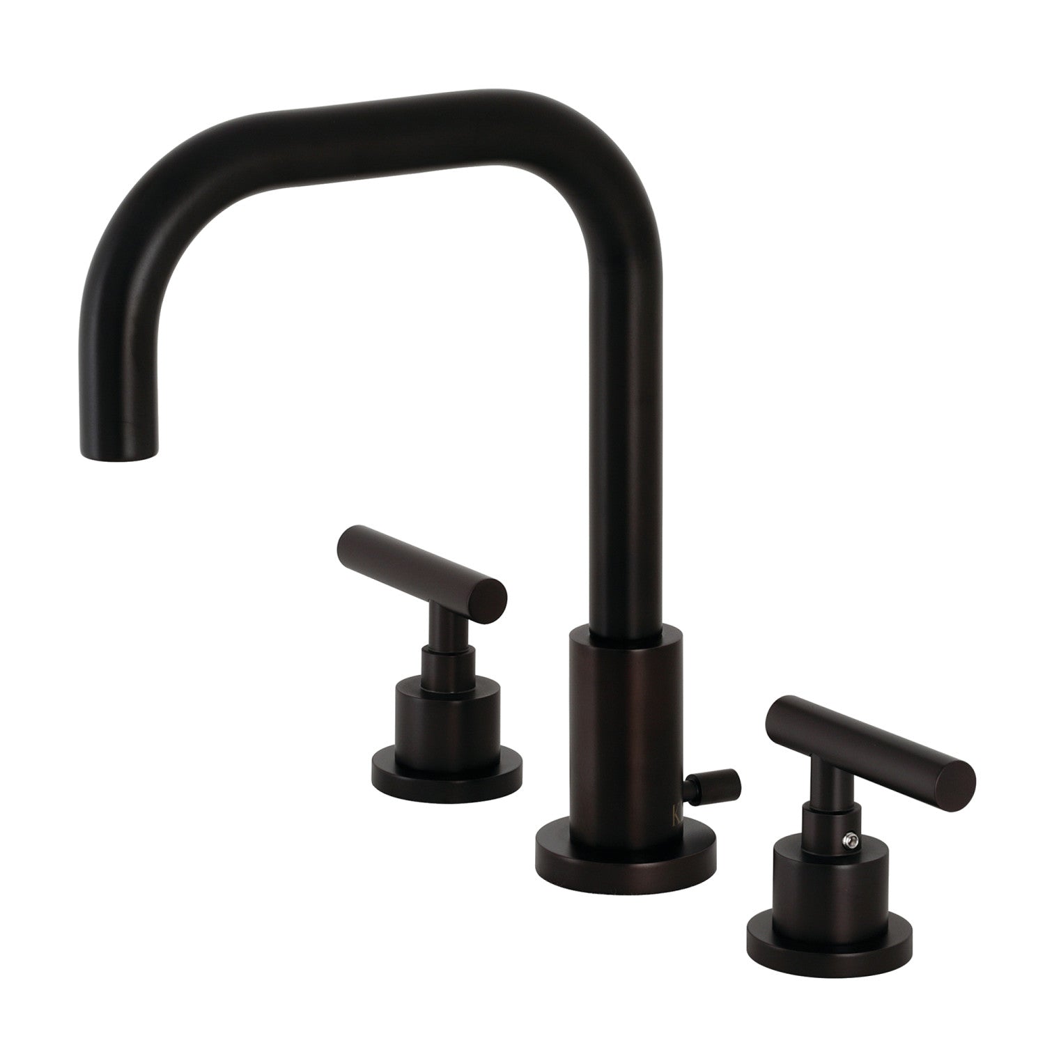 Kingston Sona FSC8935CML - Robinet de salle de bain à deux poignées 3 trous à montage sur table avec éclat en laiton, bronze à l'huile