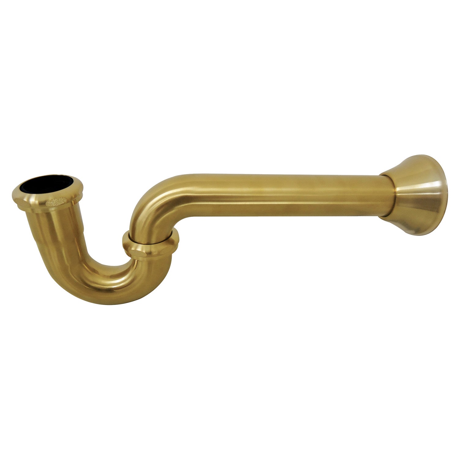 Kingston Vintage CC2127 1-1/2 Inch Decor P-Trap, Brushed Brass