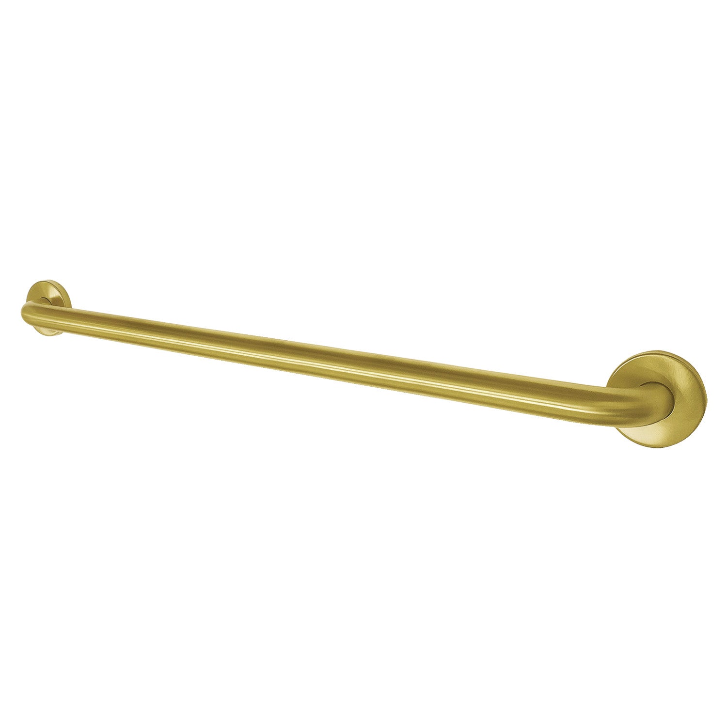 Kingston Tulare DR114307 - Americana 30-Inch x 1-1/4-Inch O.D. Stainless Steel Decorative Grab Bar, Brushed Brass