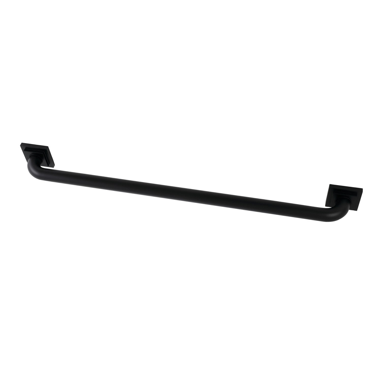 Kingston Sona DR614300 - Claremont 30-Inch x 1-1/4-Inch O.D. Brass Decorative Grab Bar, Matte Black