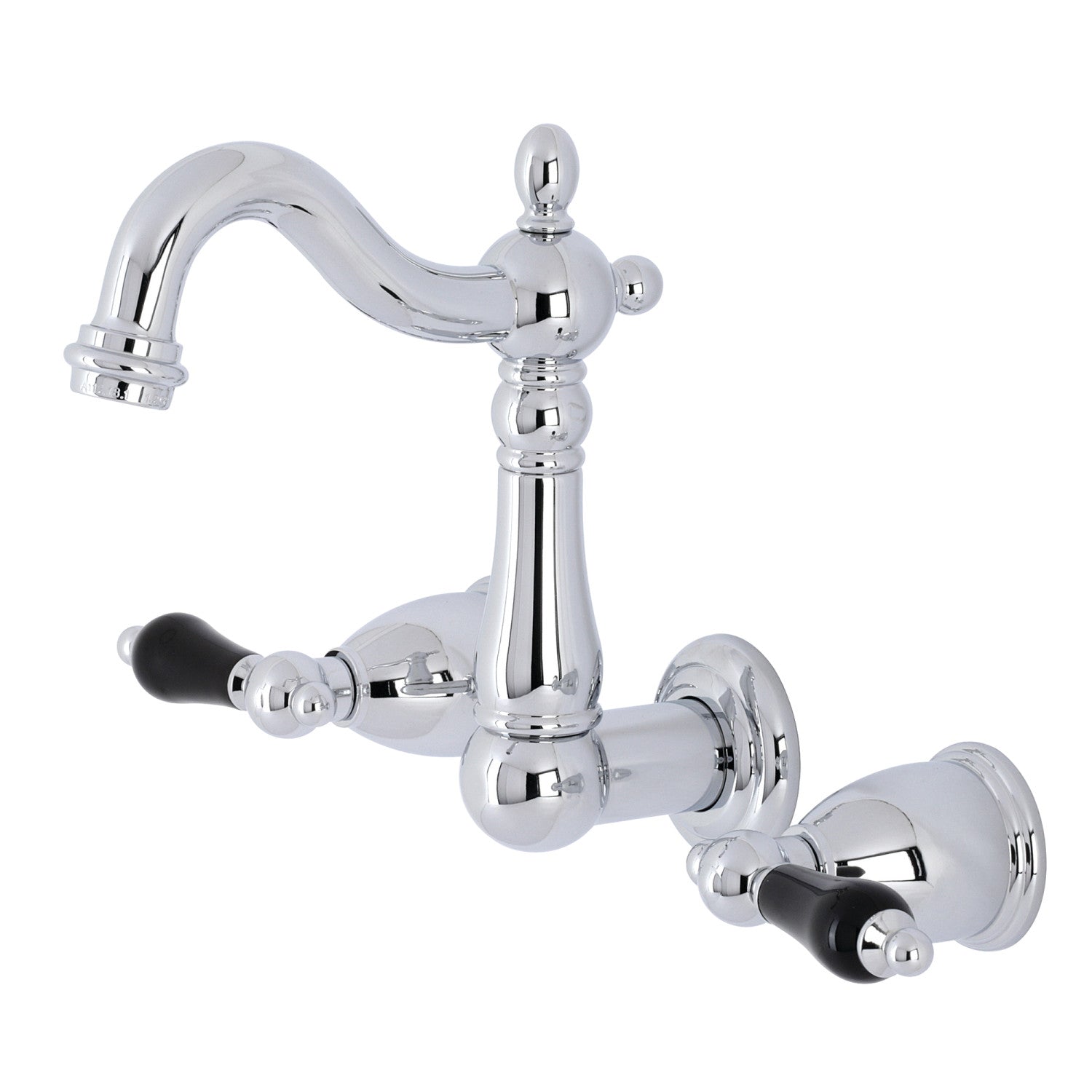 Kingston Heirloom KS1221PKL - Robinet de salle de bains à double poignée 3 trous, chrome poli