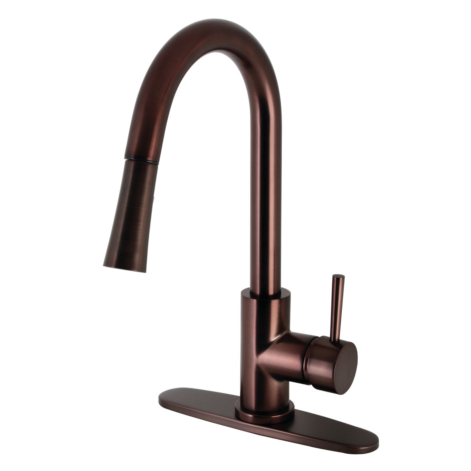 Kingston Sona LS8625DL - Robinet de cuisine à poignée unique Concord, Bronze frotté à l'huile