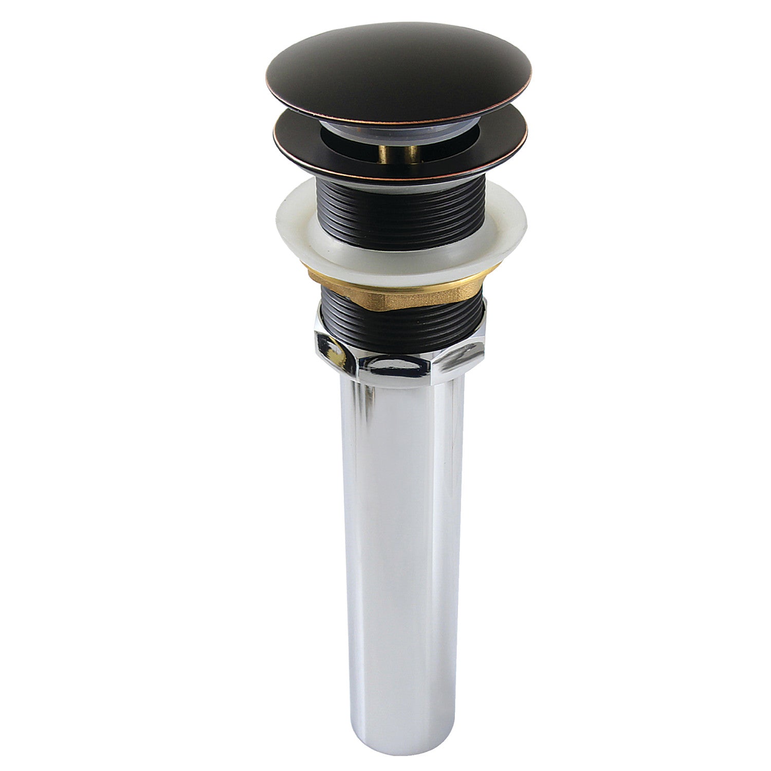 Kingston Sona GCL112NB - Trimscape Brass Pop Up Drain for Cast Iron Utility Sink, Naples Bronze