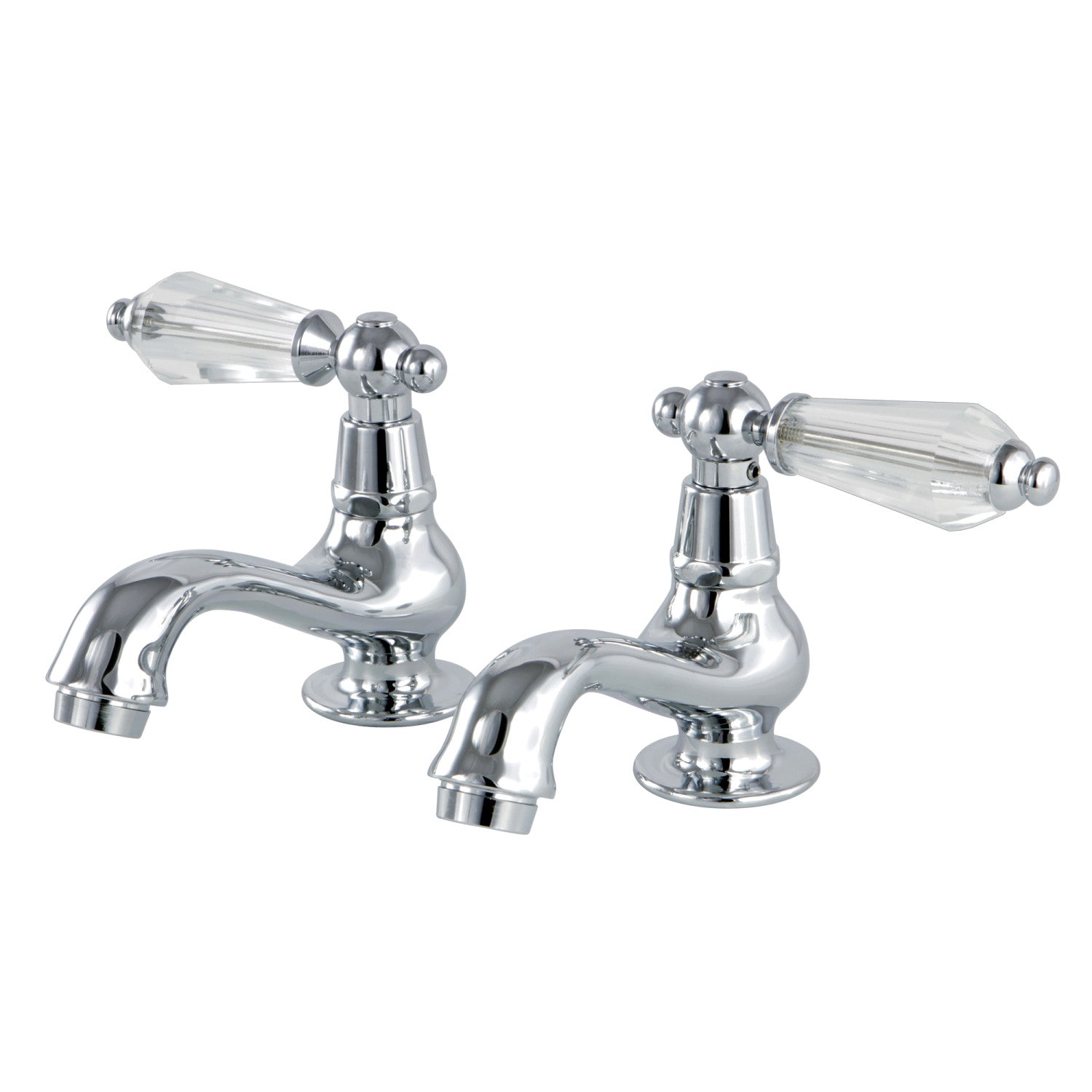 Kingston Heirloom KS1101WLL - Robinet de robinet à deux poignées Wilshire, chrome poli