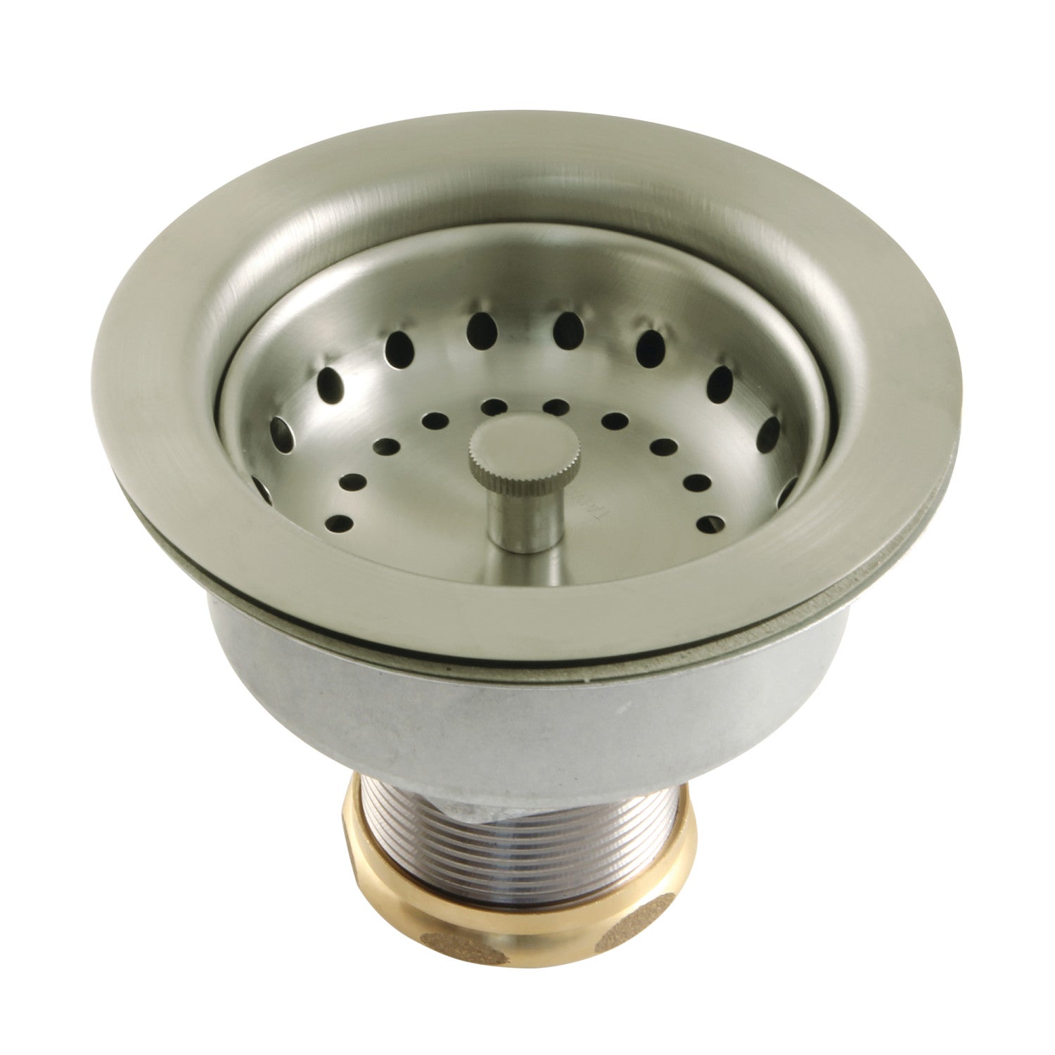 Kingston Tacoma K112BN 3-1/2 Inch Kitchen Sink Basket Strainer Only, Brushed Nickel