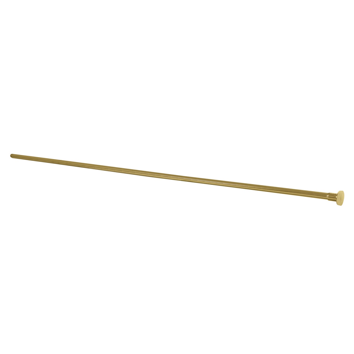 Kingston Complement CF38207 20-Inch x 3/8-Inch Diameter Flat Closet Supply Line, Brushed Brass