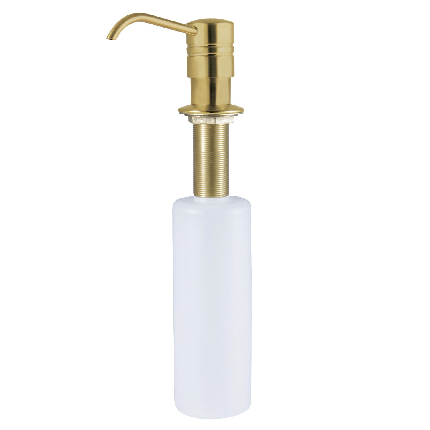 Kingston Tulare SD2617 - Milano Kitchen Soap Dispenser, Brushed Brass