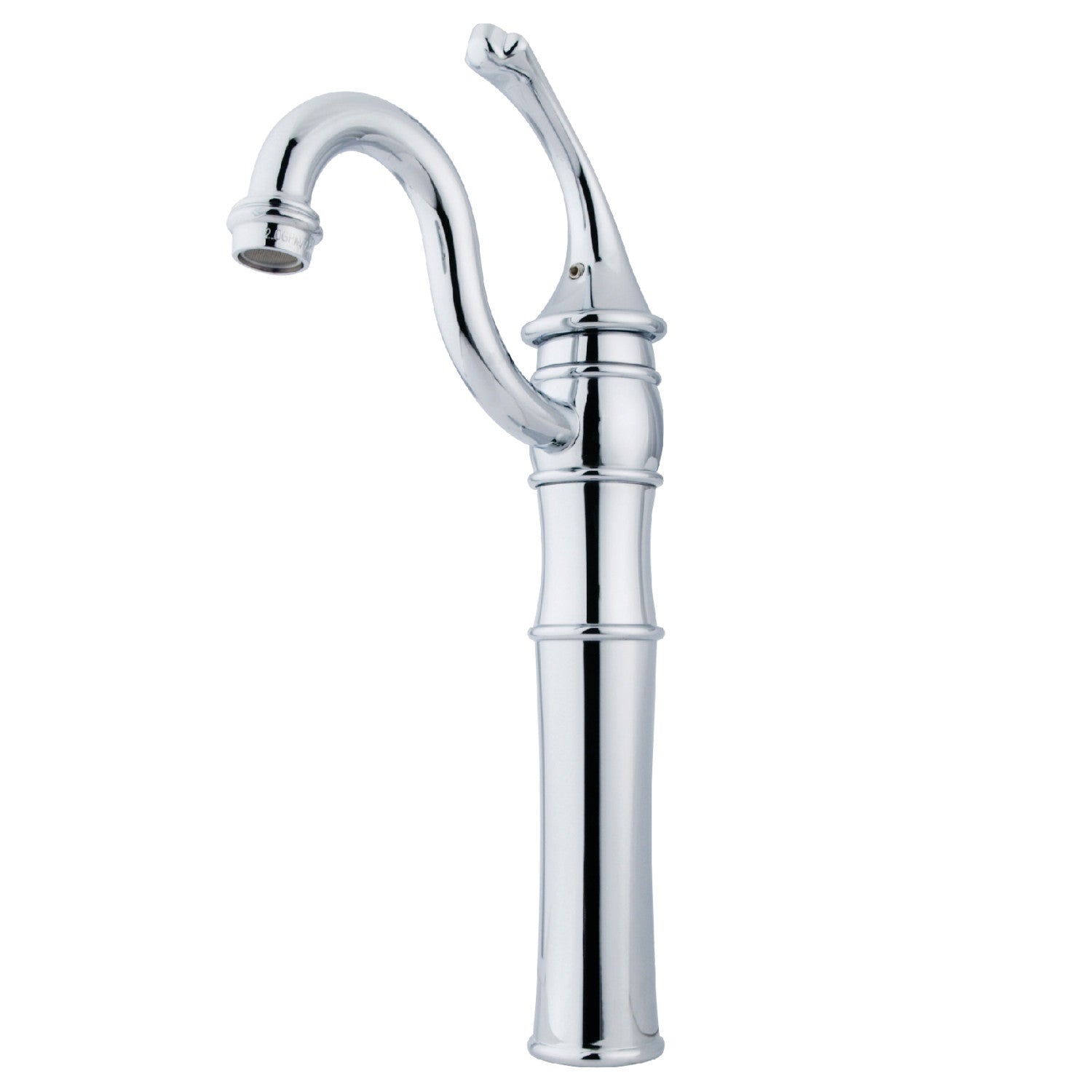 Kingston Heirloom KB3421GL - Robinet de bateau à une poignée géorgienne 1 trou, chrome poli