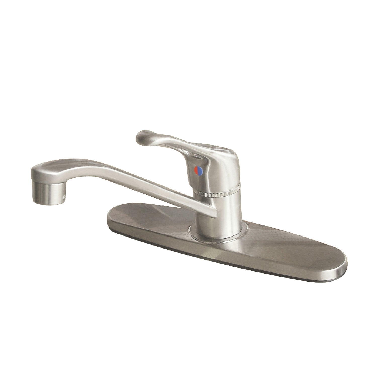 Kingston Tulare KB561SN - Wyndham One-Handle 3 trous 8 Robinet de cuisine central, nickel brossé
