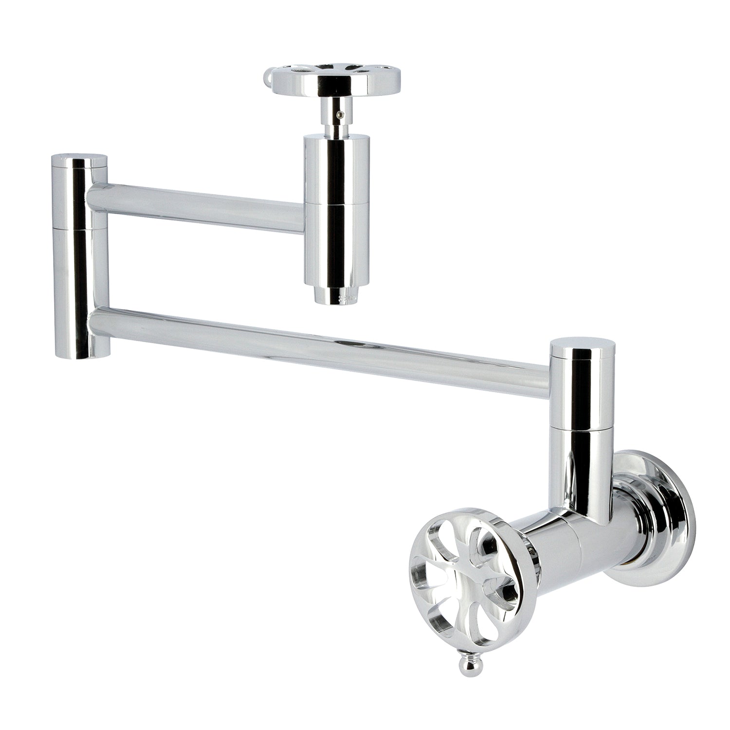 Kingston Sona KS8101RX - Robinet de remplissage pour pot de montage mural Belknap 1 trou, chrome poli