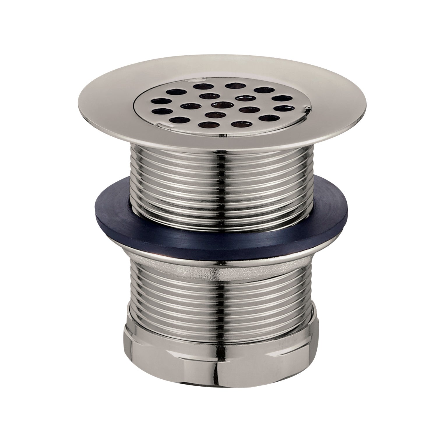 Kingston Tulare KBU1008 - Seattle 2-Inch Brass Grid Bar/Utility Sink Basket Strainer, Brushed Nickel