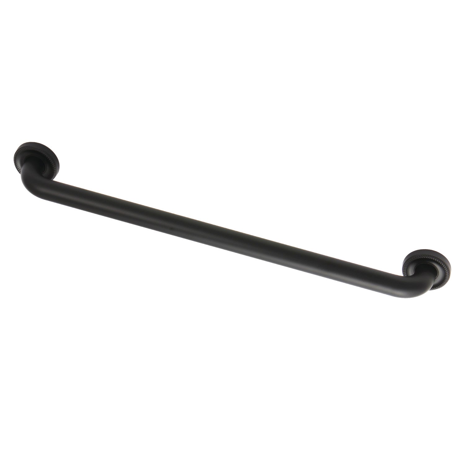 Kingston Heirloom DR914240 - Camelon 24-Inch x 1-1/4-Inch O.D. Brass Decorative Grab Bar, Matte Black