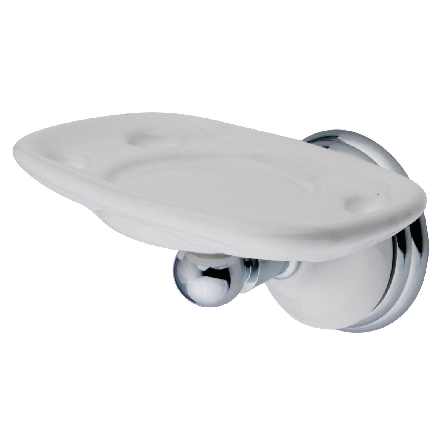 Kingston Heirloom BA1116C - Brosse à dents victorienne et support de gobelet, chrome poli
