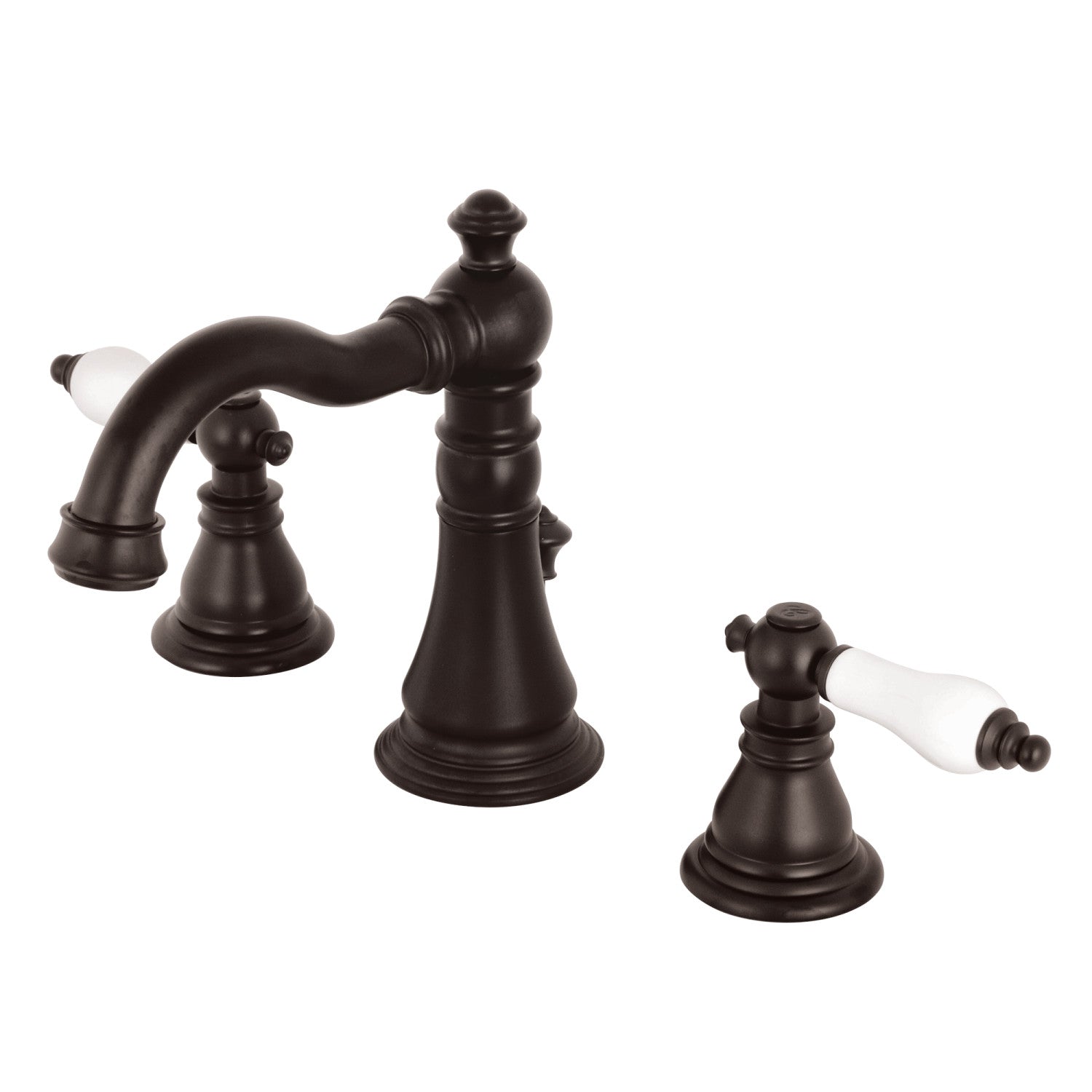 Kingston Heirloom FSC1975APL - Robinet de salle de bains à grande échelle avec drain à tirette, bronze frotté à l'huile