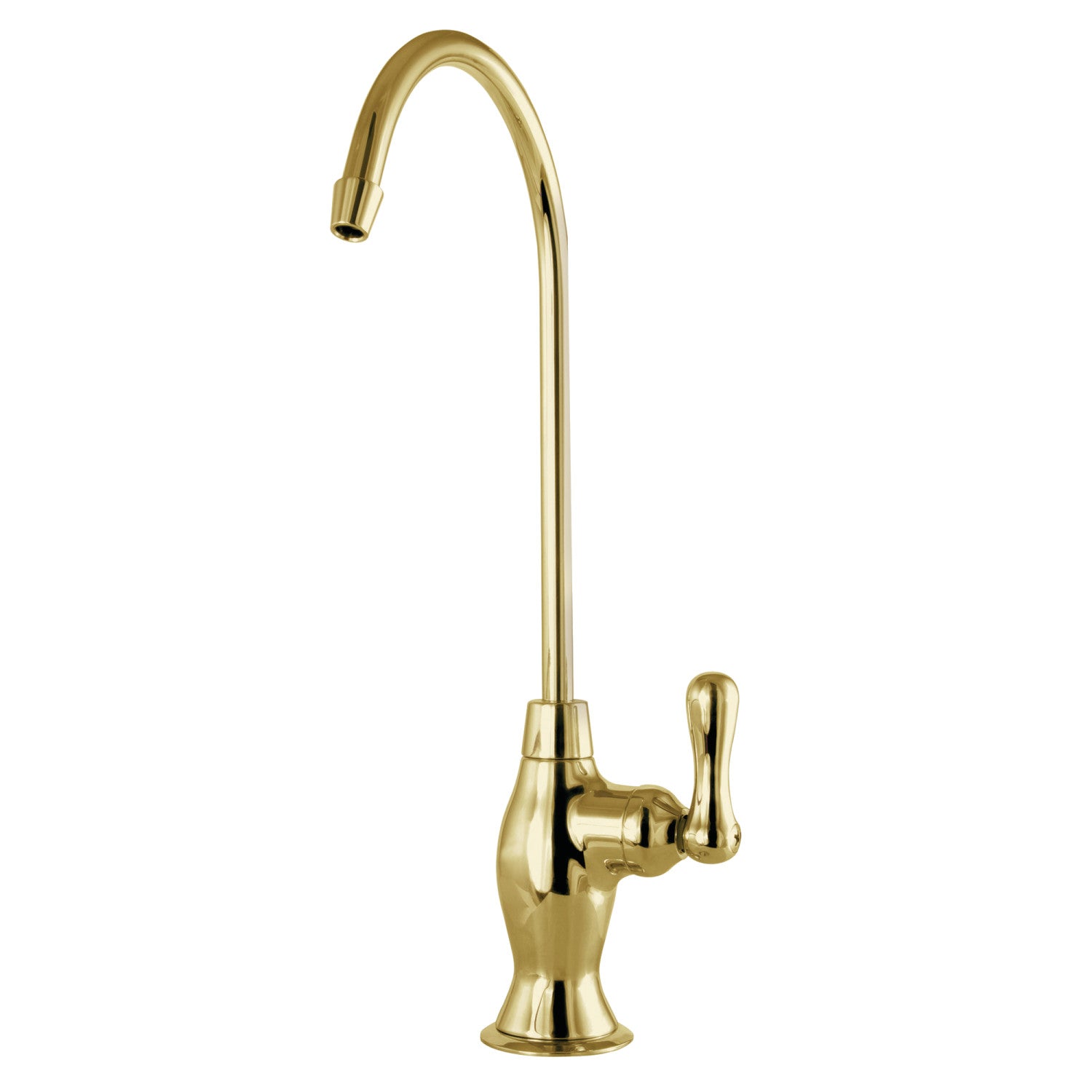 Kingston Heirloom KSAG3192AL - Restoration Single-Handle 1-Hole Deck Mount Water Filtration Faucet, Polished Brass