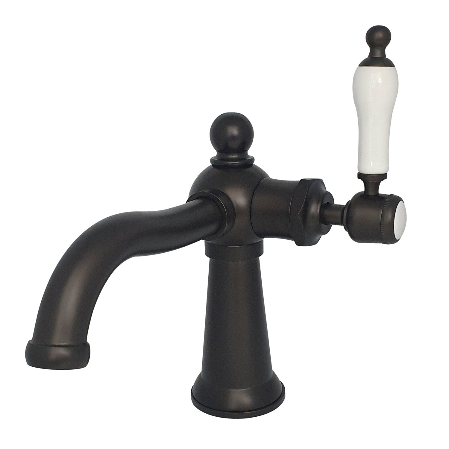 Kingston Heirloom KS154KLORB - Robinet de salle de bain à une poignée nautique 1 trou avec bonde à tirette, bronze à l'huile