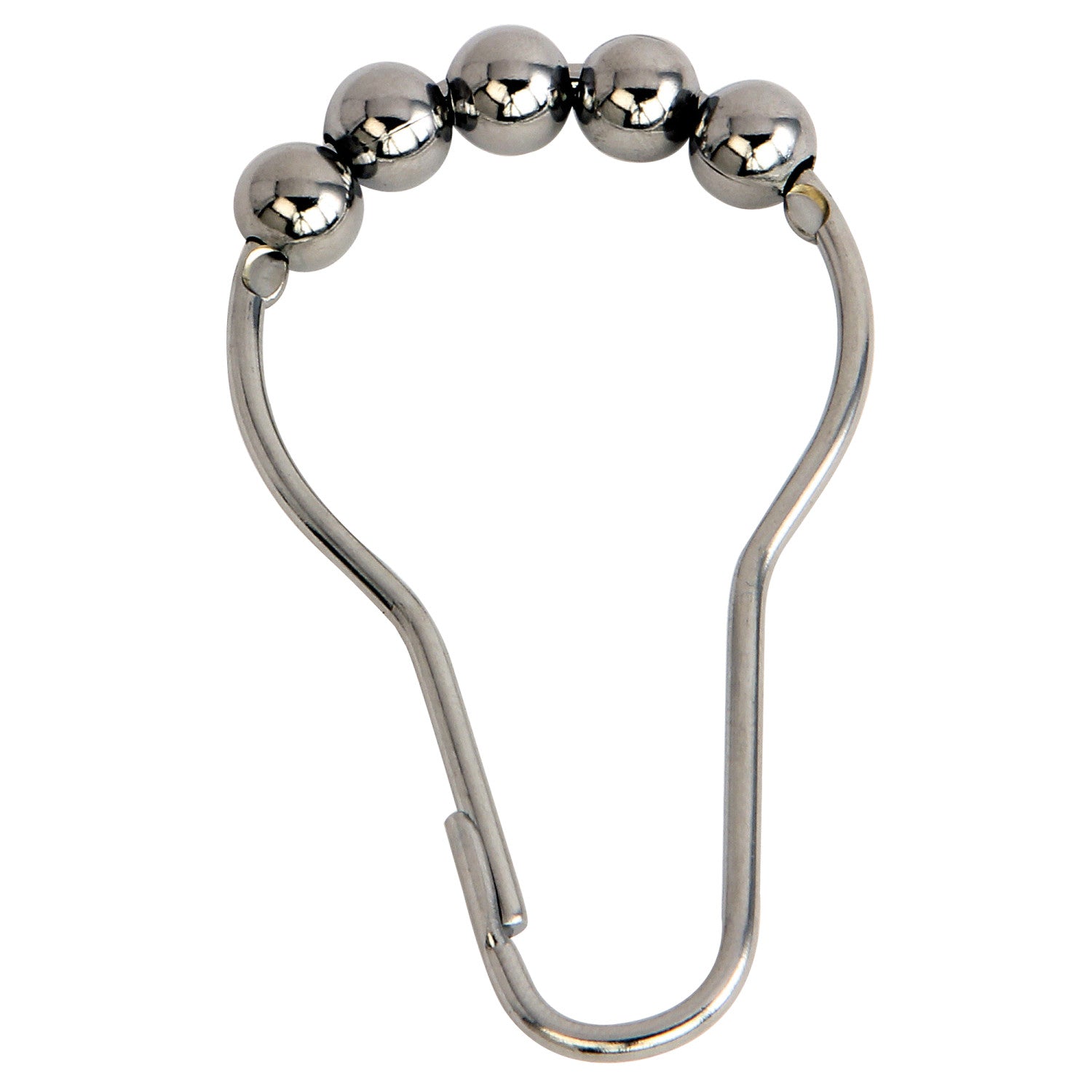 Kingston Edenscape SRCR121 Roller Ball Shower Curtain Rings (12 Pieces/Set), Polished Chrome