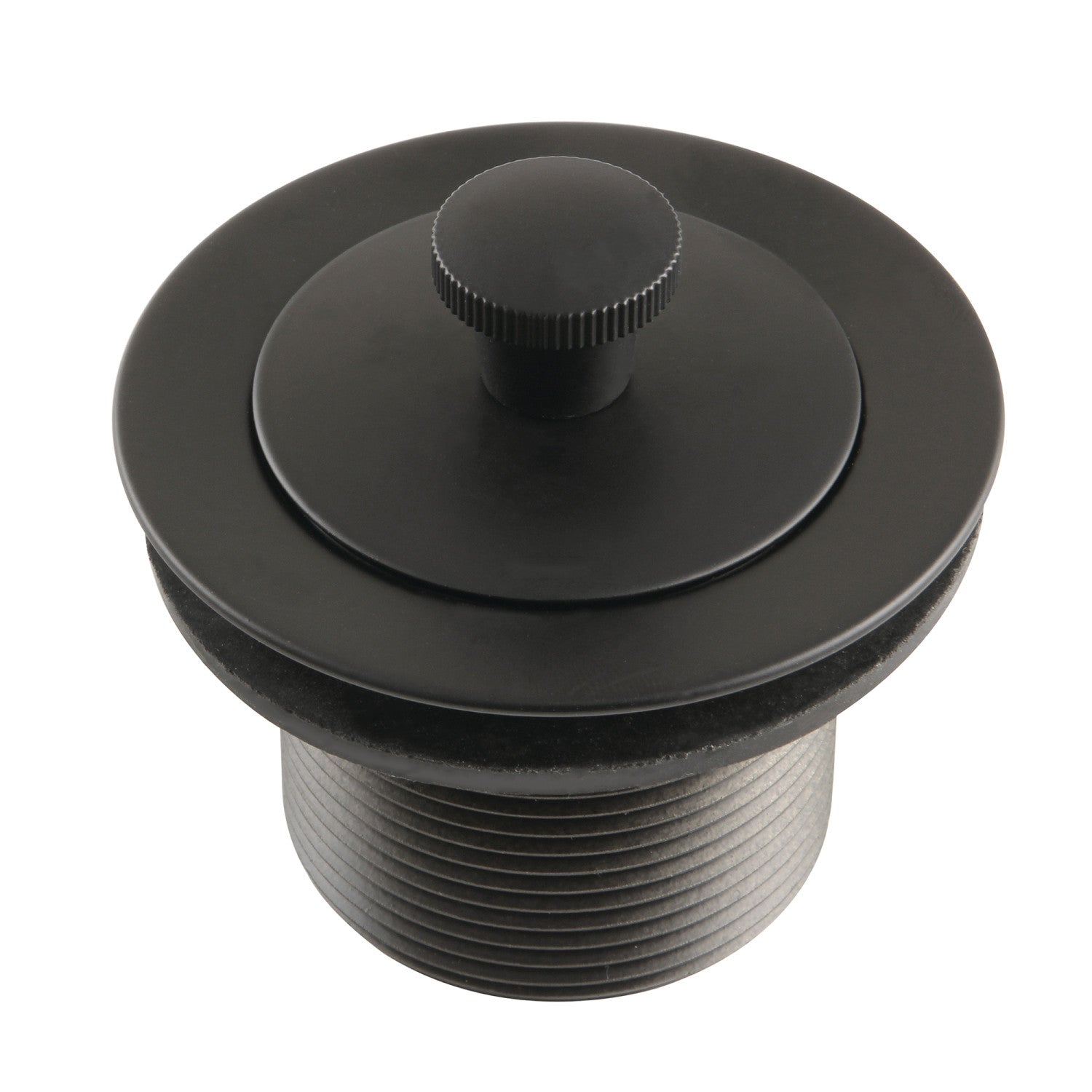 Kingston Heirloom DLL210MB - Trimscape Brass Lift and Turn Tub Drain, Matte Black