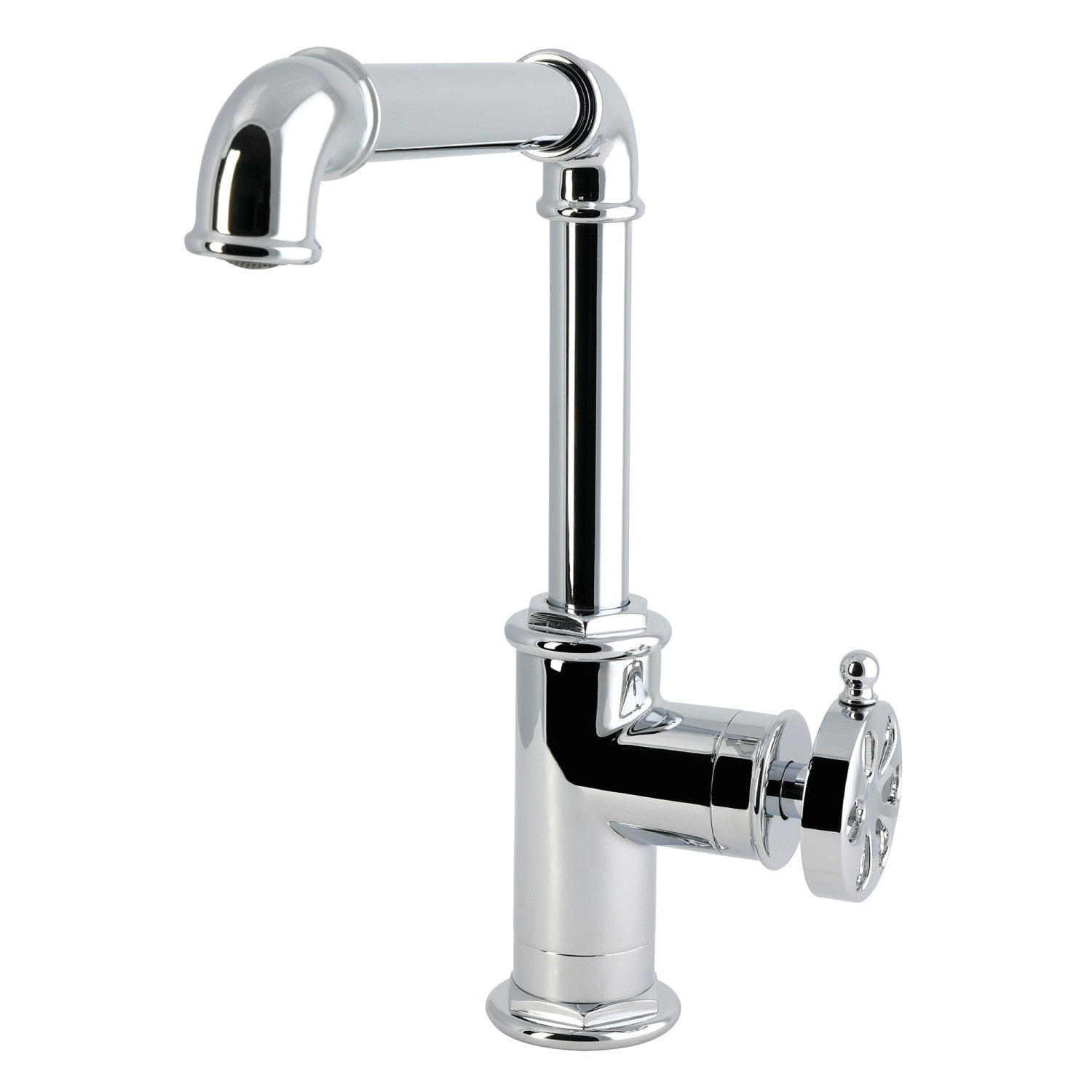 Kingston Belknap LS6201RX Robinet de cuisine à une poignée 1 trou, chrome poli