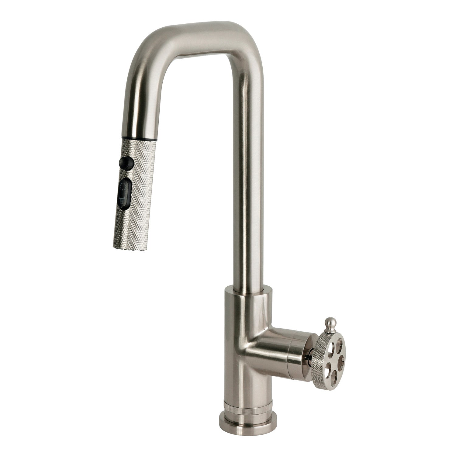 Kingston Wendell LS2738RKZ Robinet de cuisine à une poignée, nickel brossé