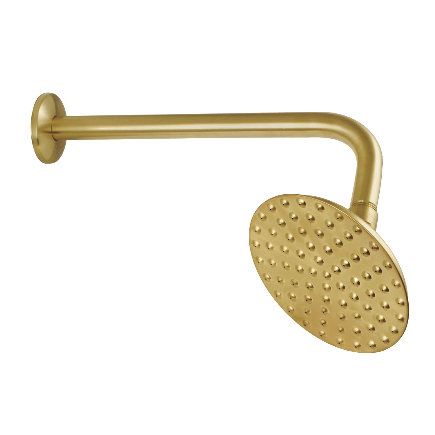 Kingston Heirloom K135A7CK - Victorian 5-1/4-Inch ronde Raindrop tête de douche en laiton avec 12- Bras de douche, laiton brossé