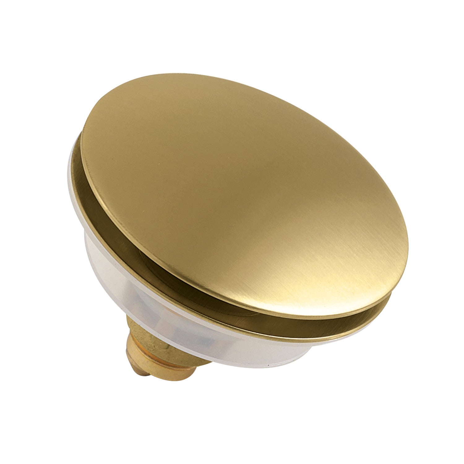 Kingston Trimscape KBF1027 Brass Sink Filter Plug (Umbrella Pop-Up), Brushed Brass