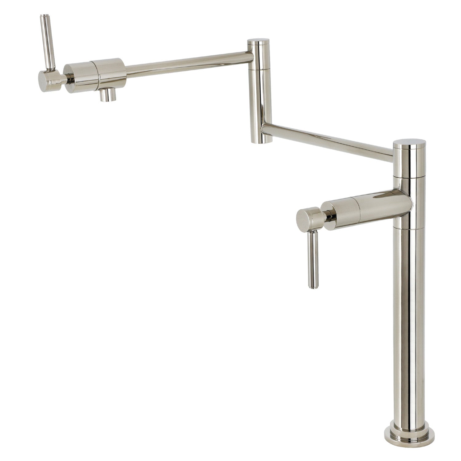 Kingston Sona KS4706DL - Concord 1 - Robinet de remplissage de pot de montage de plate-forme, nickel poli
