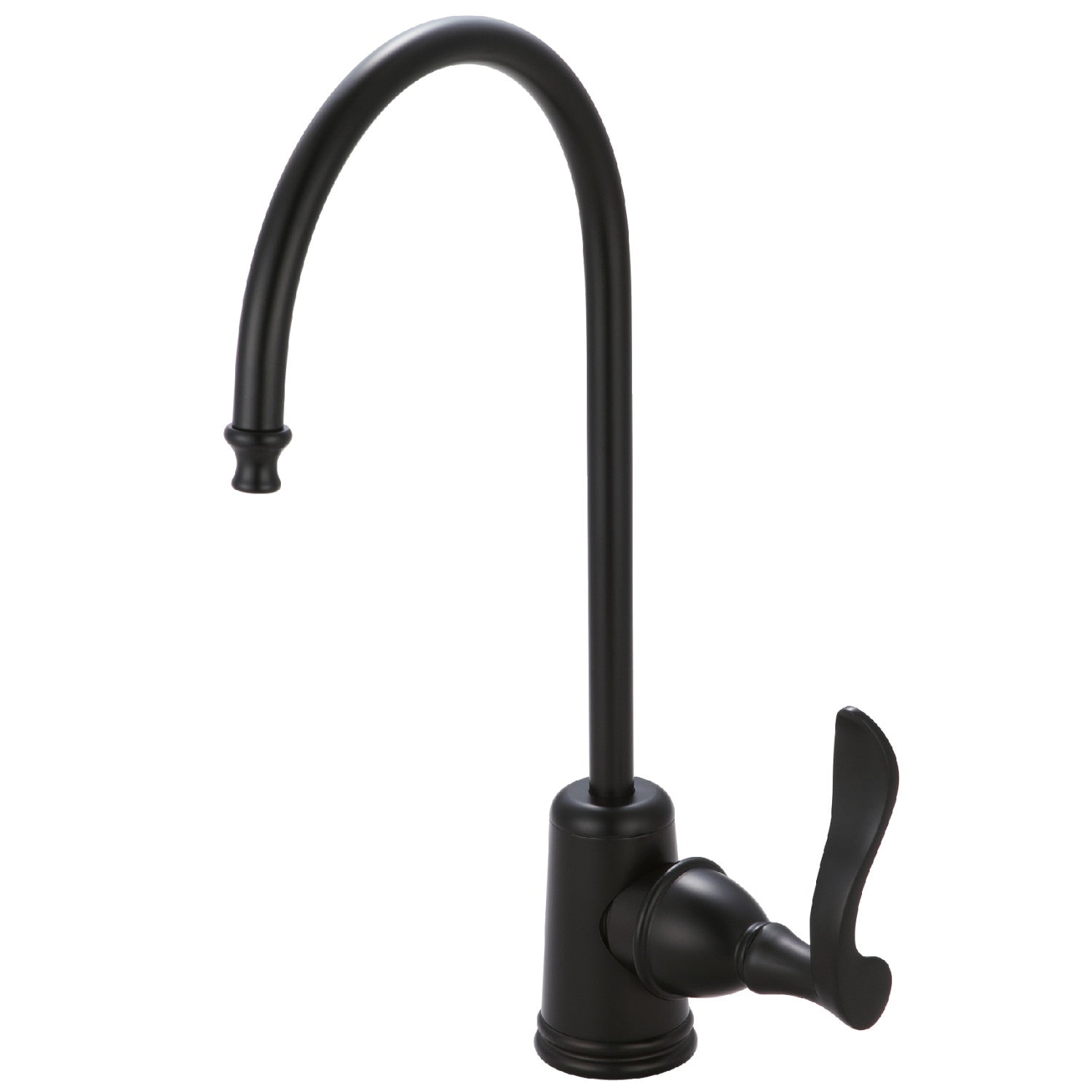 Kingston Tulare KS7195CFL - Robinet de filtration d'eau de plate-forme 1 trou siècle à une seule poignée, bronze frotté à l'huile