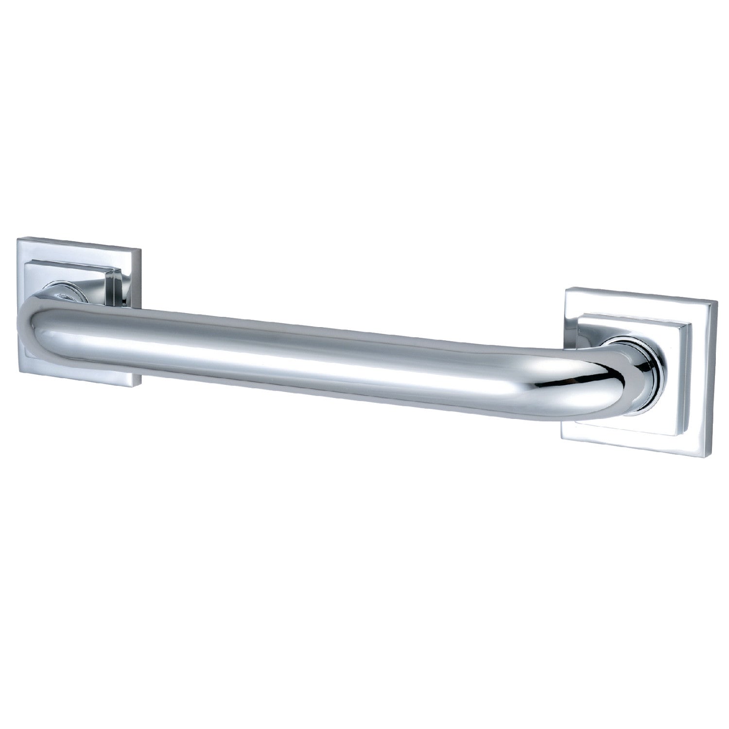 Kingston Sona DR614121 - Claremont 12-Inch x 1-1/4-Inch O.D. Brass Decorative Grab Bar, Polished Chrome