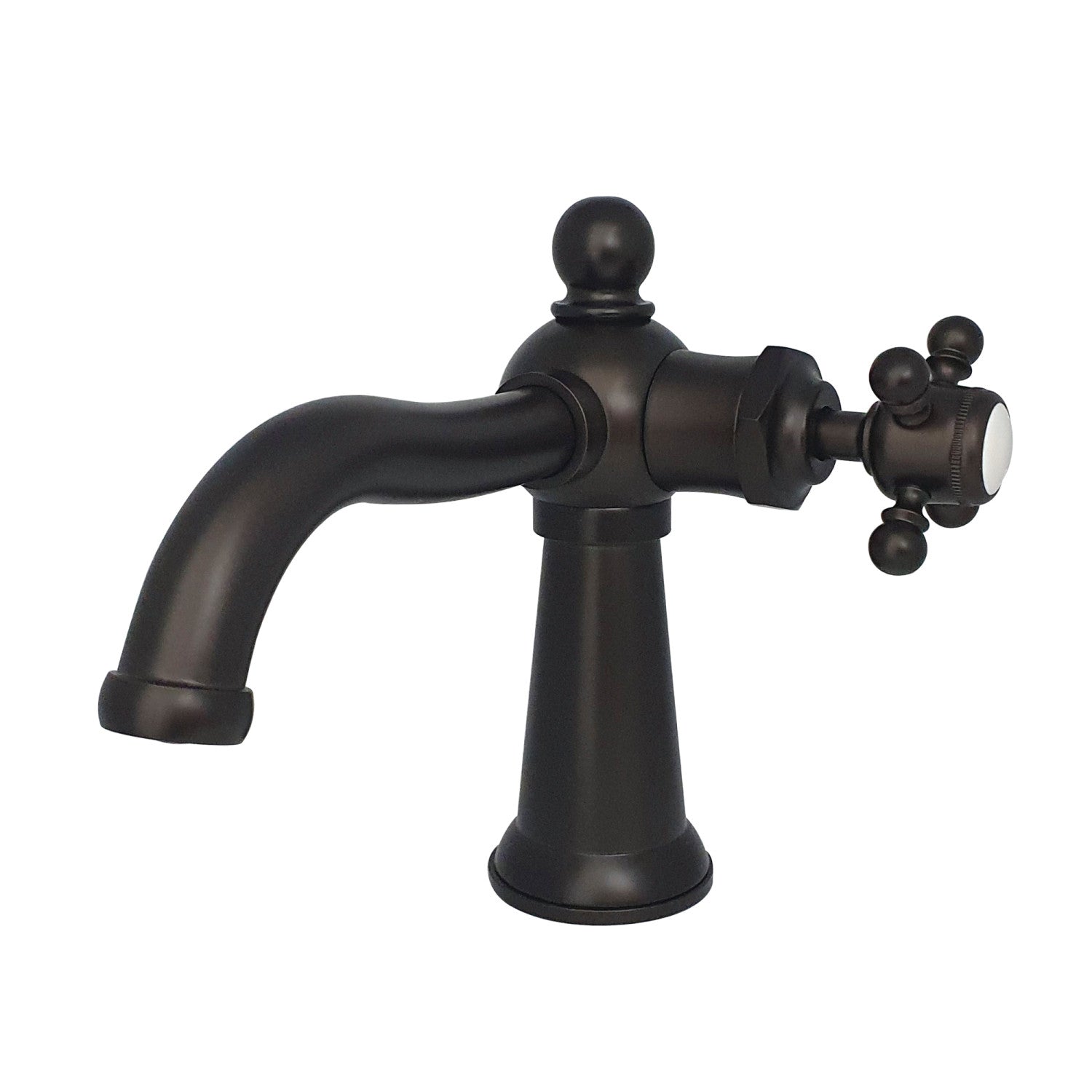 Kingston Heirloom KS154BXORB - Robinet de salle de bain à une poignée nautique 1 trou avec bonde à tirette, bronze à l'huile