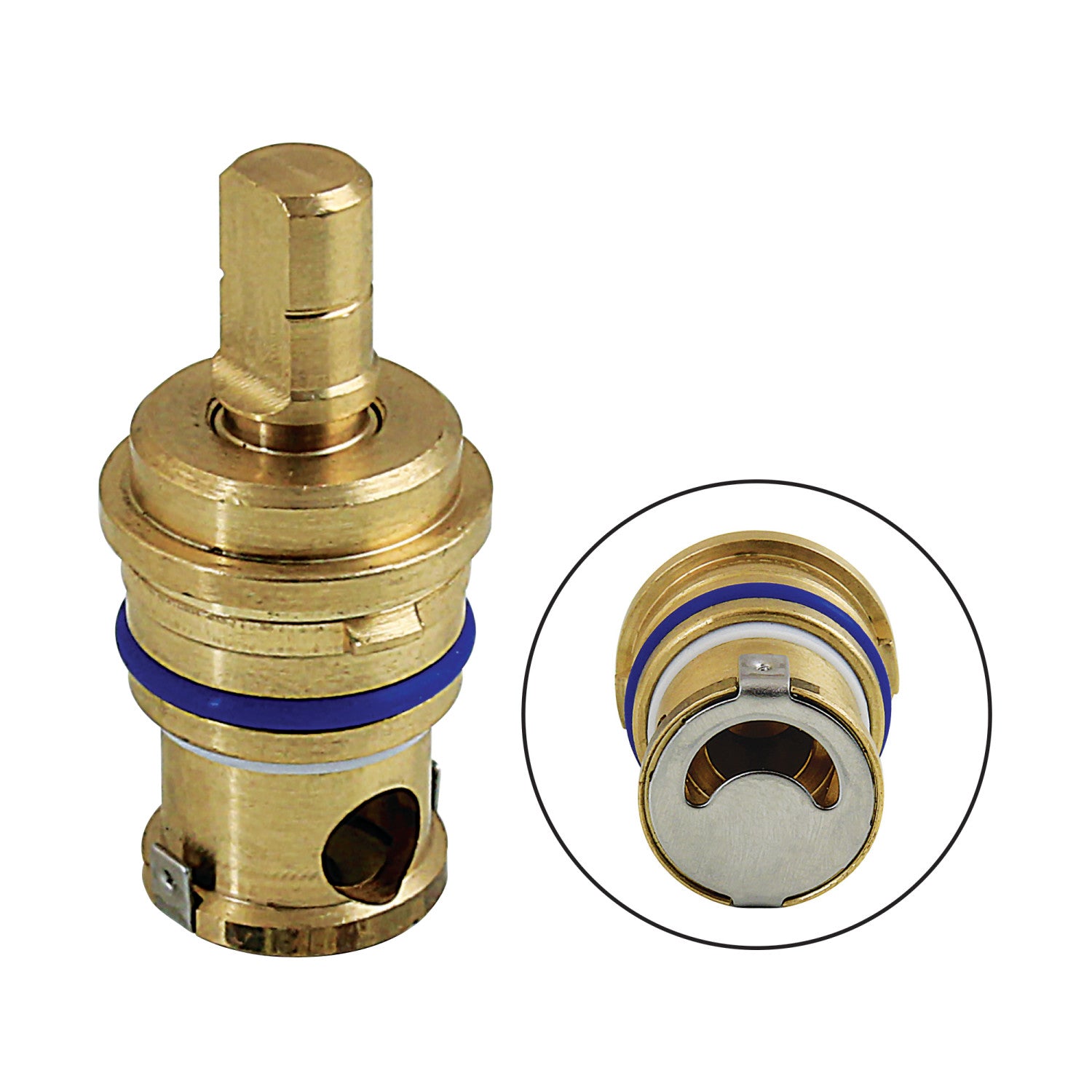 Kingston KBRP131CC Cold Washerless Cartridge for Tub and Shower Faucet, Raw