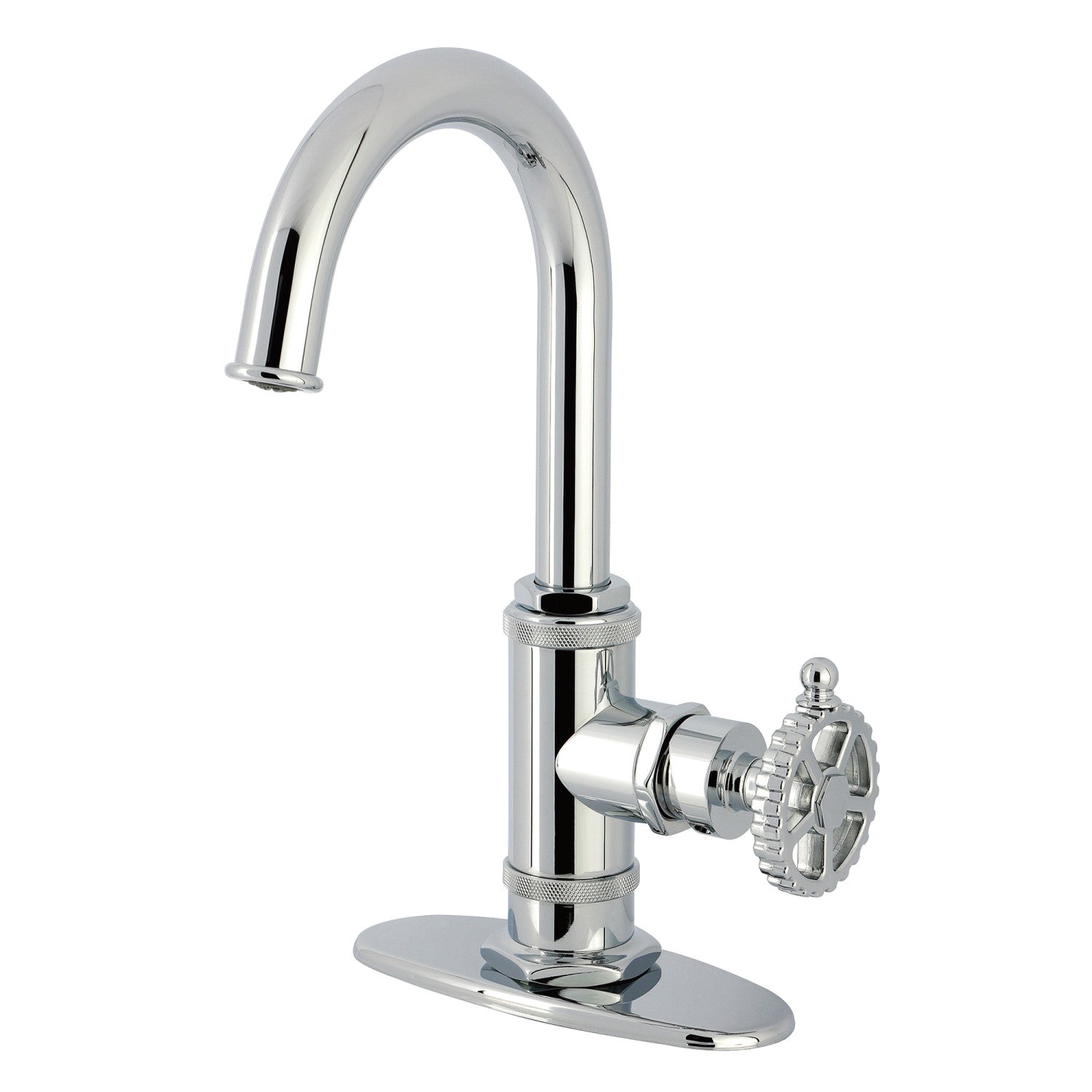 Kingston Sona KSD8501CG - Robinet de barre de montage de plate-forme à une poignée Fuller 1 trou, chrome poli