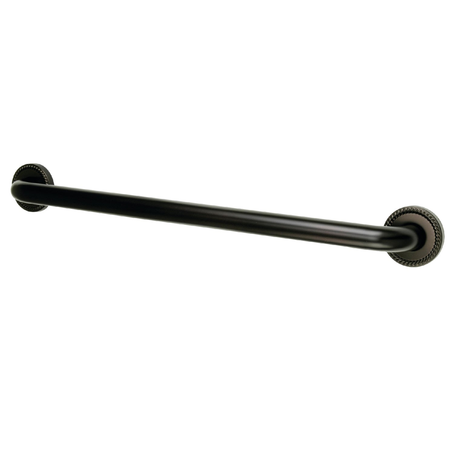 Kingston Heirloom DR814185 - Laurel 18-Inch x 1-1/4-Inch O.D. Brass Decorative Grab Bar, Oil Rubbed Bronze