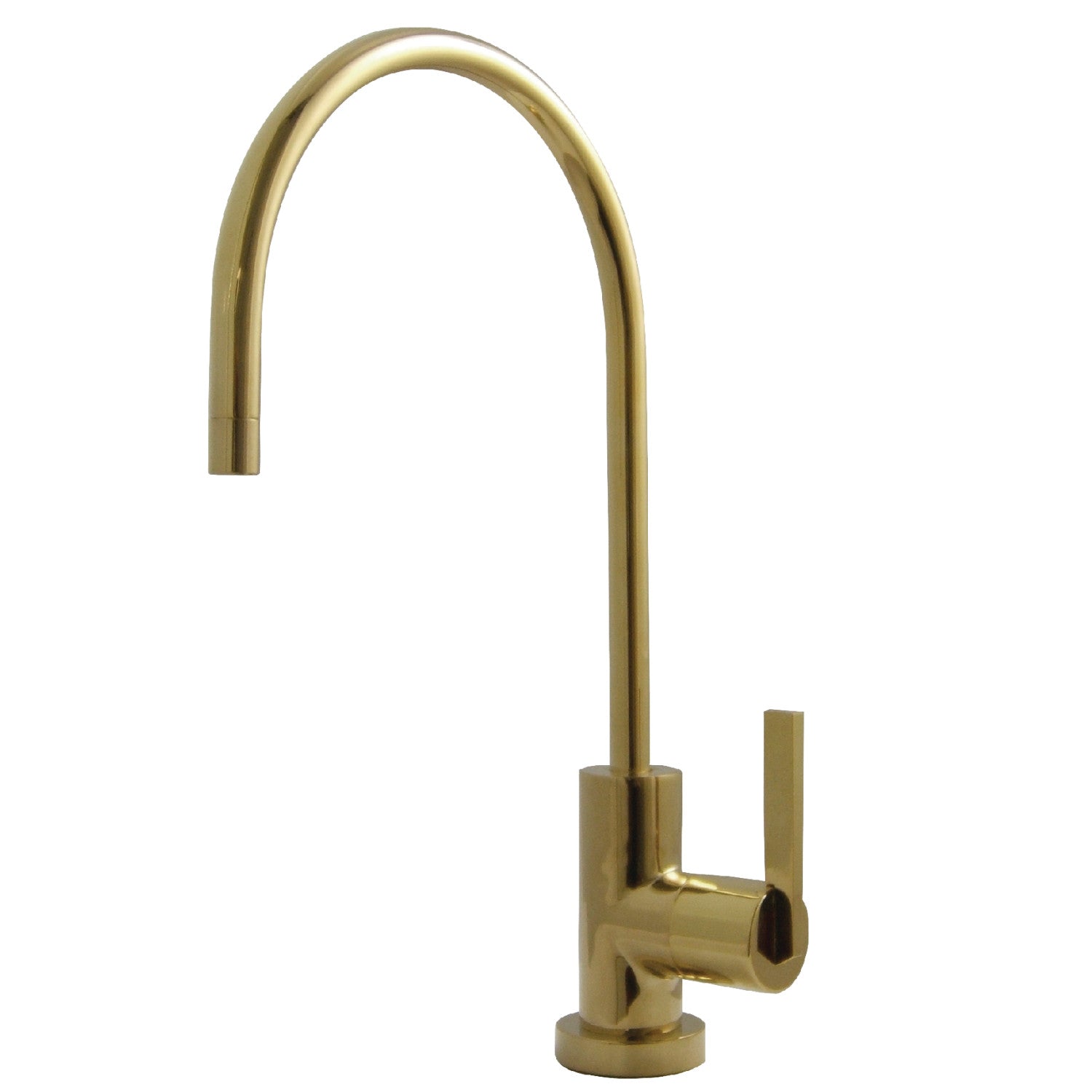 Kingston Sona KS8192CTL - Continental Single-Handle 1-Hole Deck Mount Water Filtration Faucet, Polished Brass