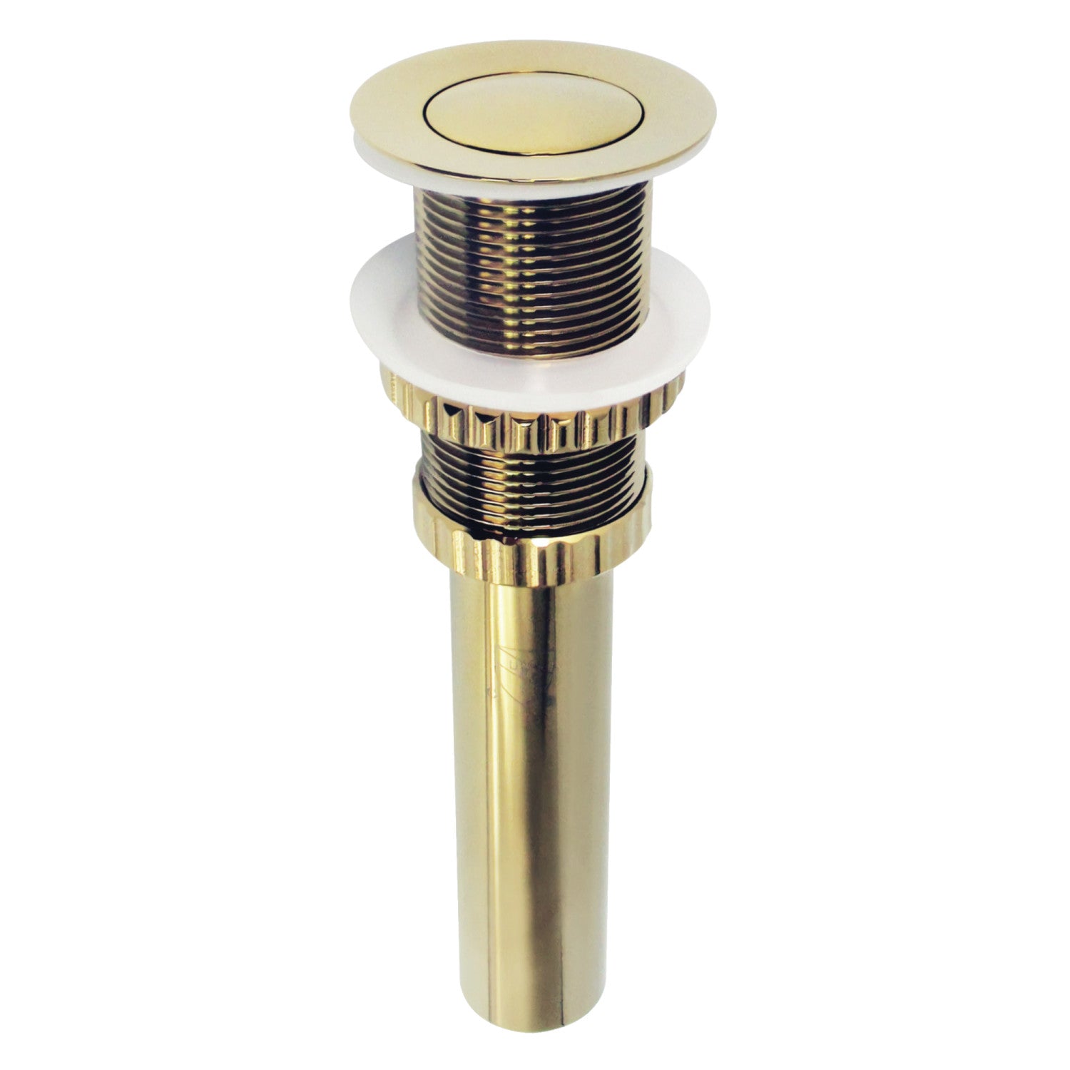 Kingston Coronet EV8412 Brass Push Pop-Up Bathroom Sink Drain, Polished Brass