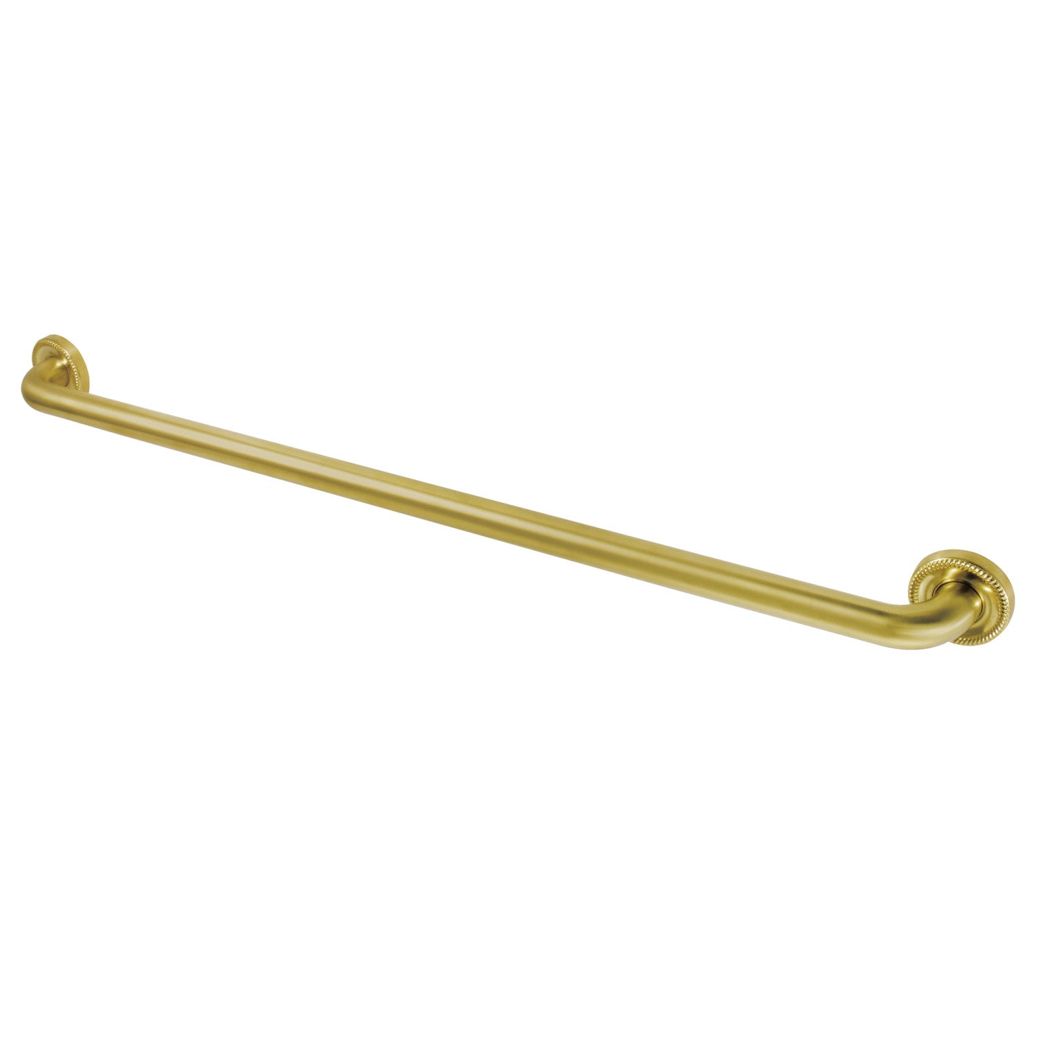 Kingston Heirloom DR914367 - Camelon 36-Inch x 1-1/4-Inch O.D. Brass Grab Bar, Brushed Brass