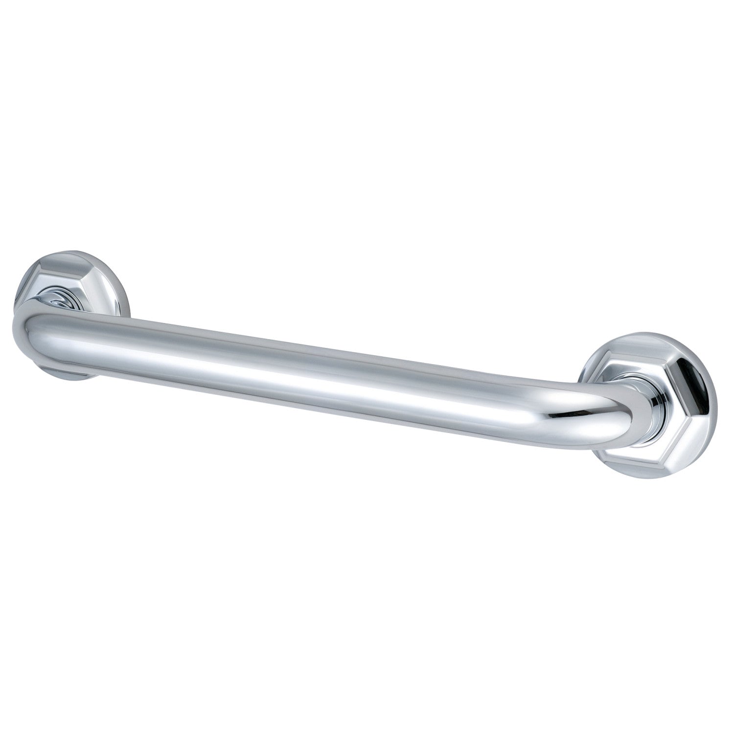 Kingston Tulare DR714161 - Metropolitan 16-Inch x 1-1/4-Inch O.D. Brass Decorative Grab Bar, Polished Chrome
