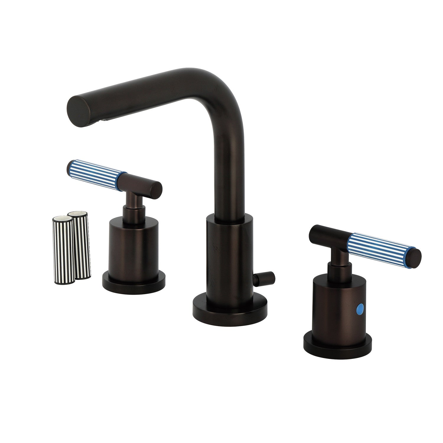 Kingston Sona FSC8955KPS - Robinet de salle de bain répandu à l'huile en laiton, bronze frotté
