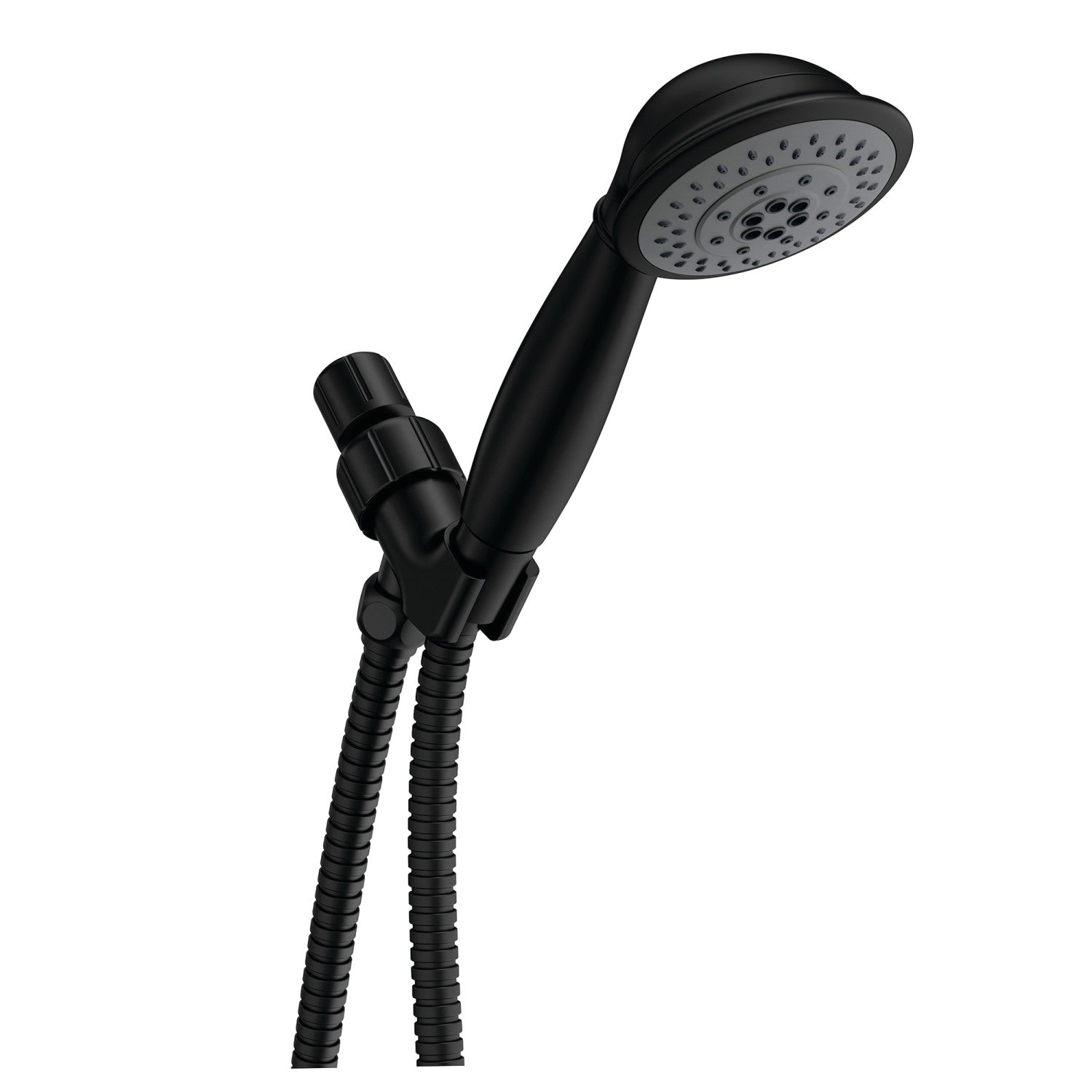 Kingston Tulare KX2520B - Vilbosch 5-Function Ensemble de douche à main avec tuyau en acier inoxydable, noir mat