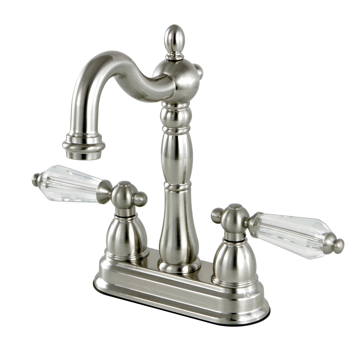 Kingston Heirloom KB1498WLL - Wilshire Robinet de bar à deux poignées 2 trous, nickel brossé