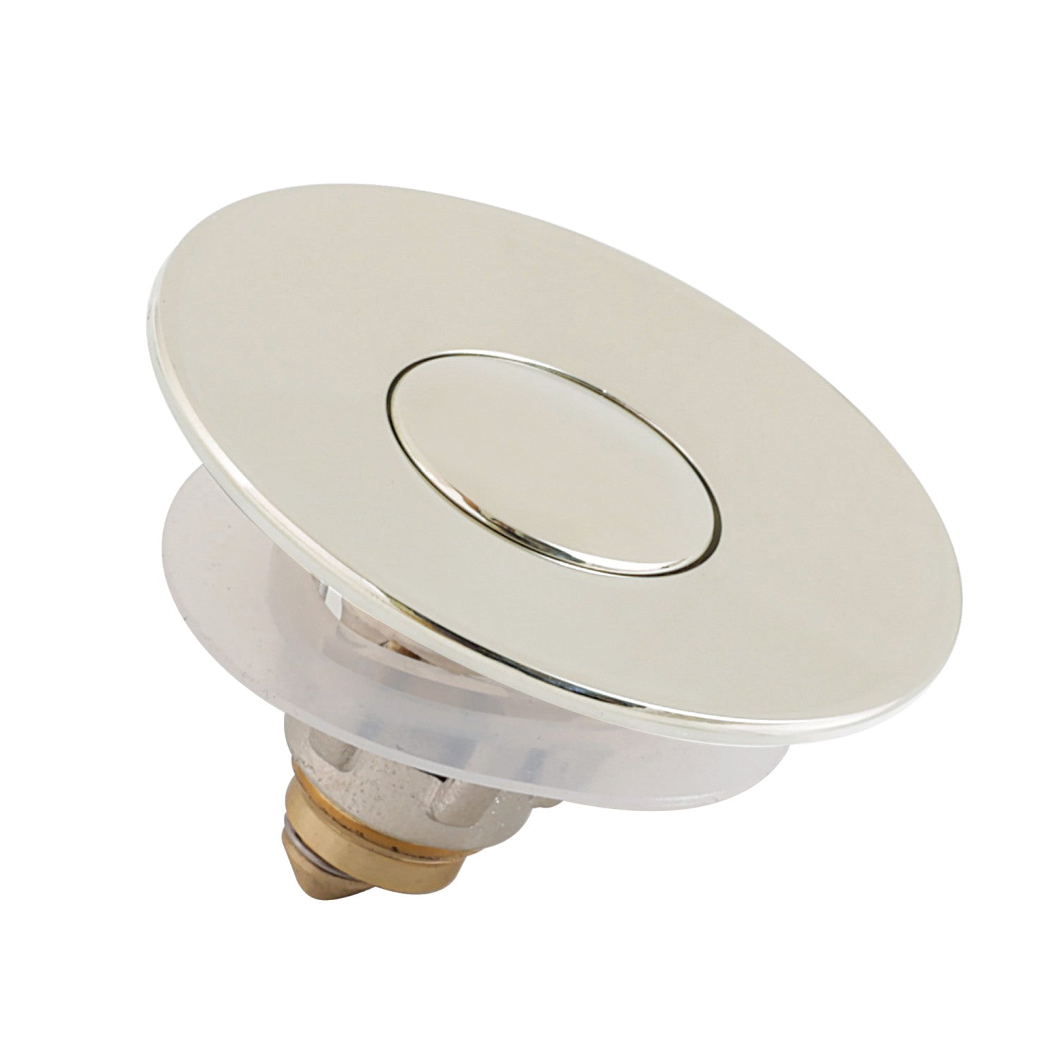 Kingston Trimscape KBF1016 Brass Sink Filter Plug (Center Pop-Up), Polished Nickel
