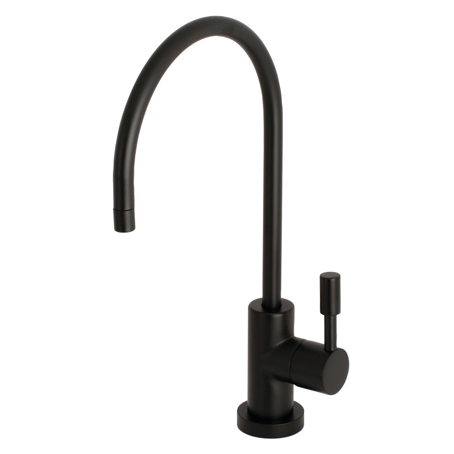 Kingston Sona KS8190DL - Concord Single-Handle 1-Hole Deck Mount Water Filtration Faucet, Matte Black