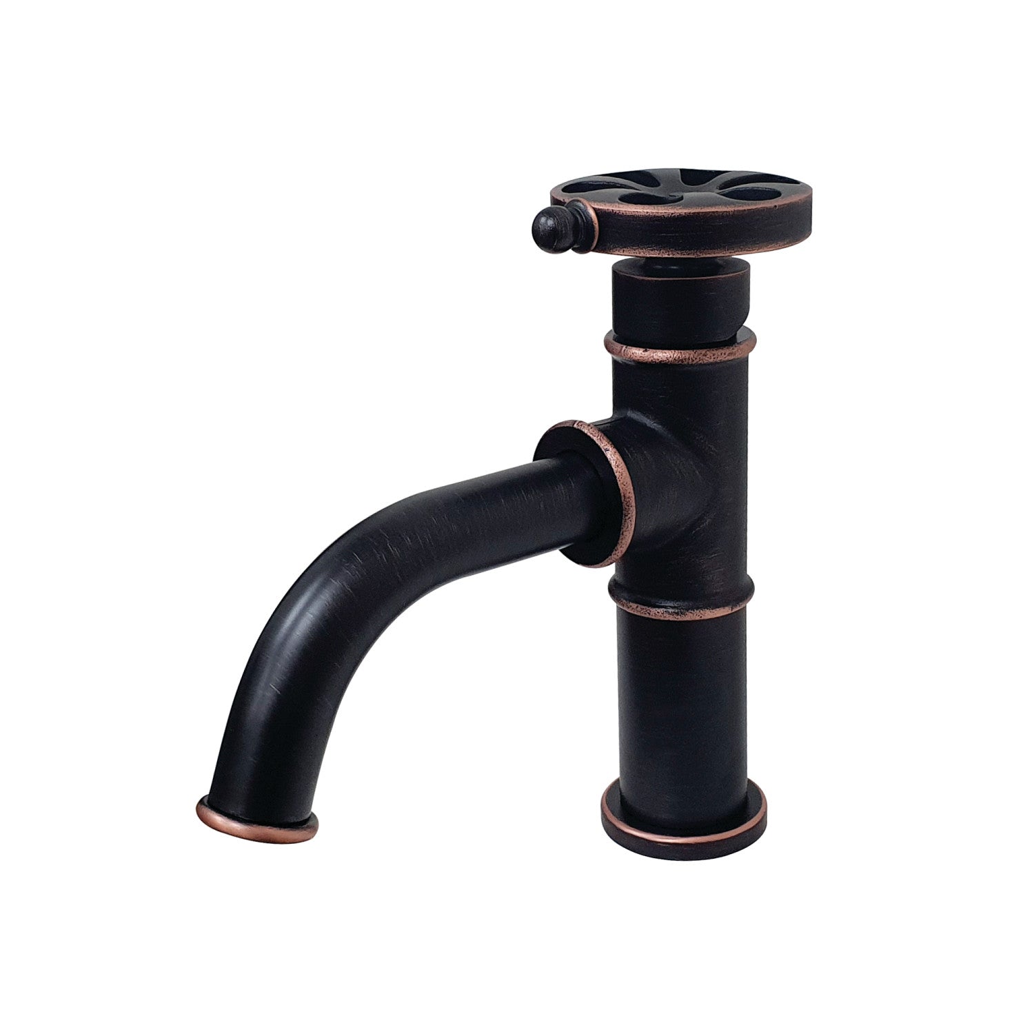 Kingston Heirloom KS282RXNB - Robinet de salle de bain à une poignée Belknap 1 trou avec bonde à tirette, Naples Bronze